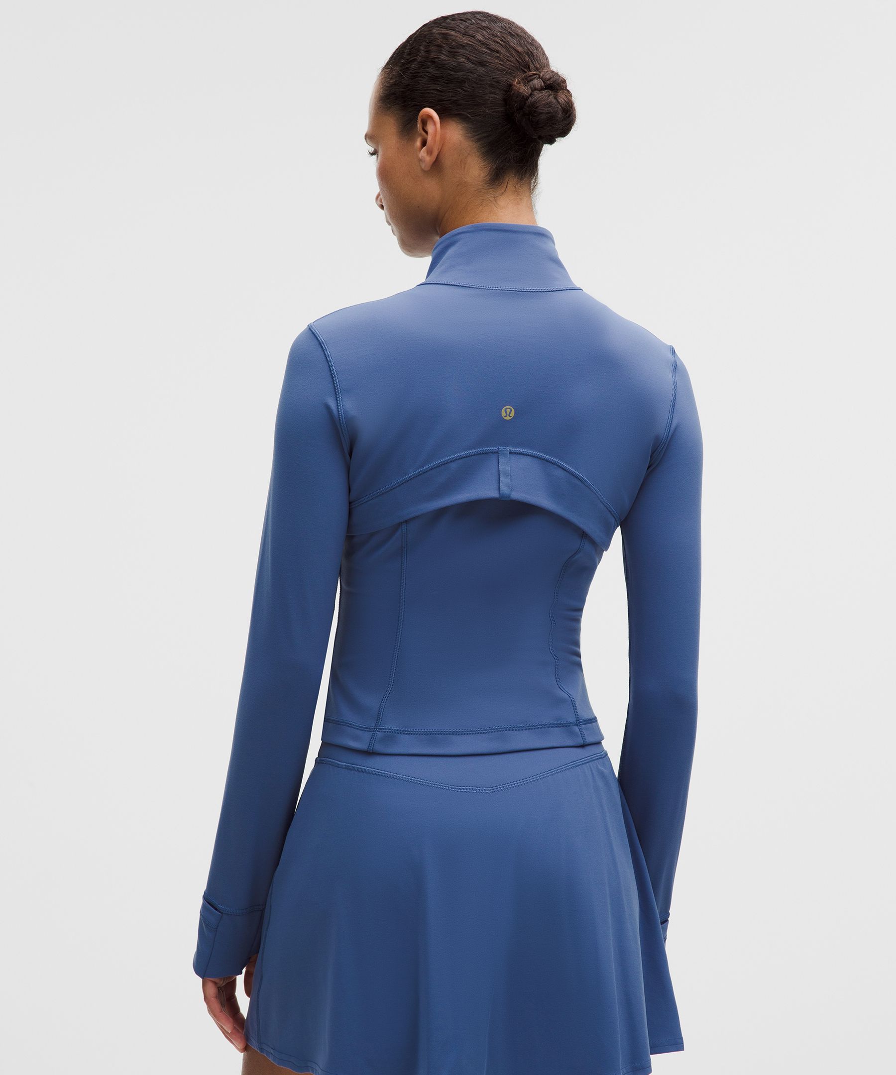 Lululemon Define Cropped Jacket In Blue