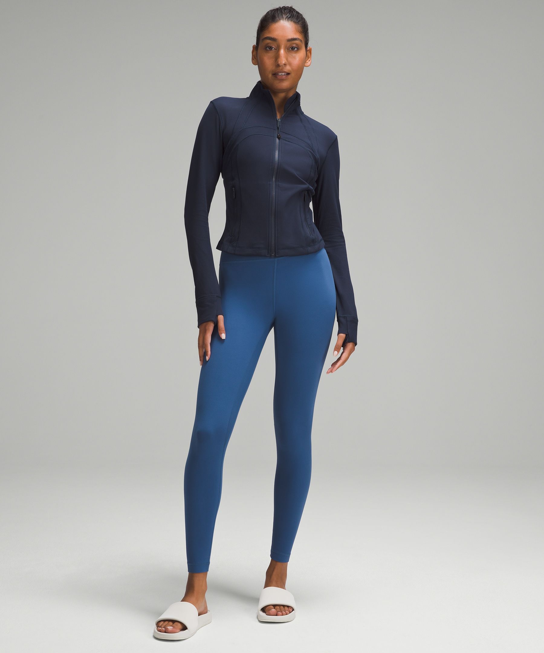 Track Define Cropped Jacket *Nulu - True Navy - 4 at Lululemon