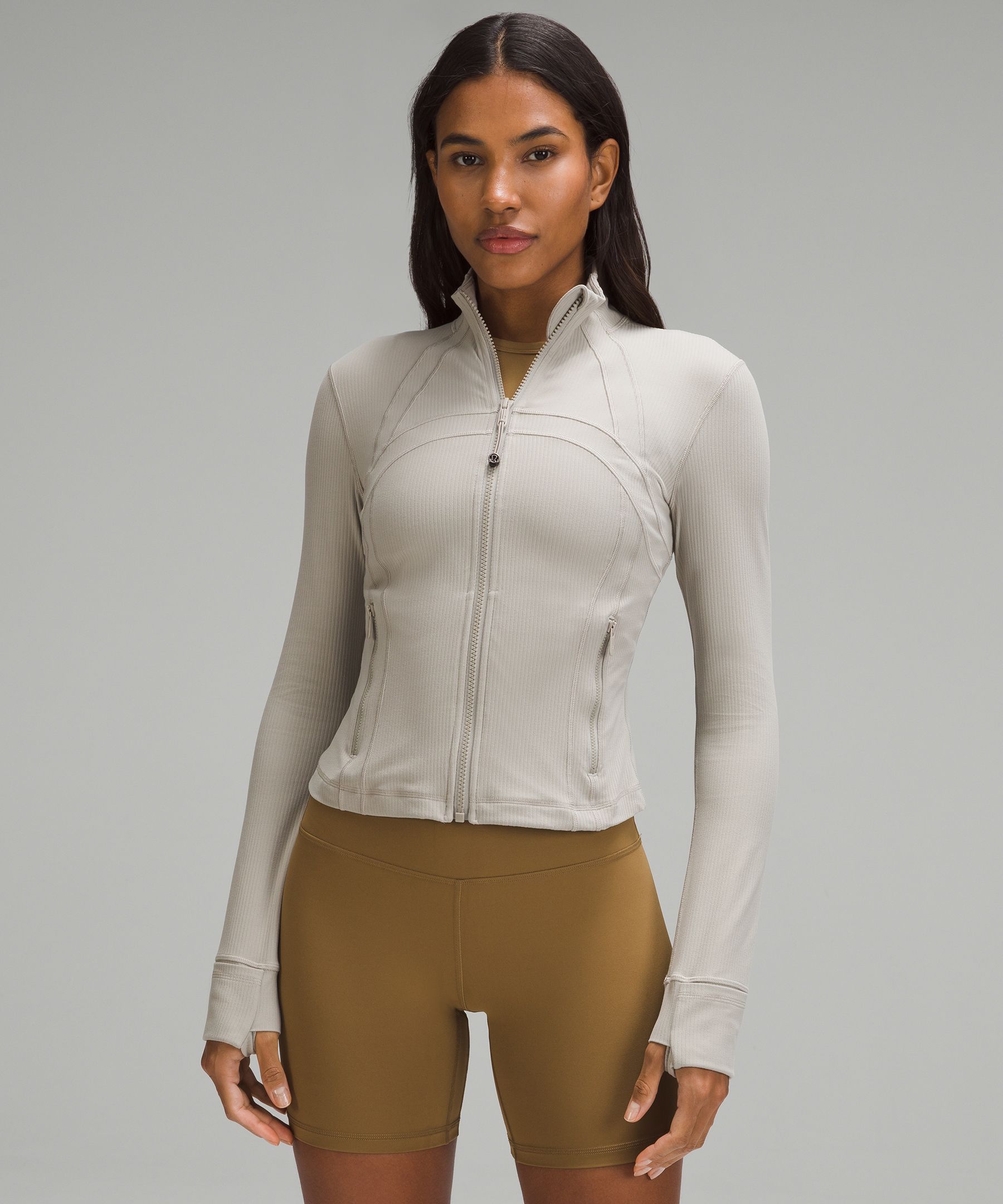 lululemon athletica, Jackets & Coats, Lululemon Define Cropped Jacket  Ribbed Nulu Size 8 Nwt