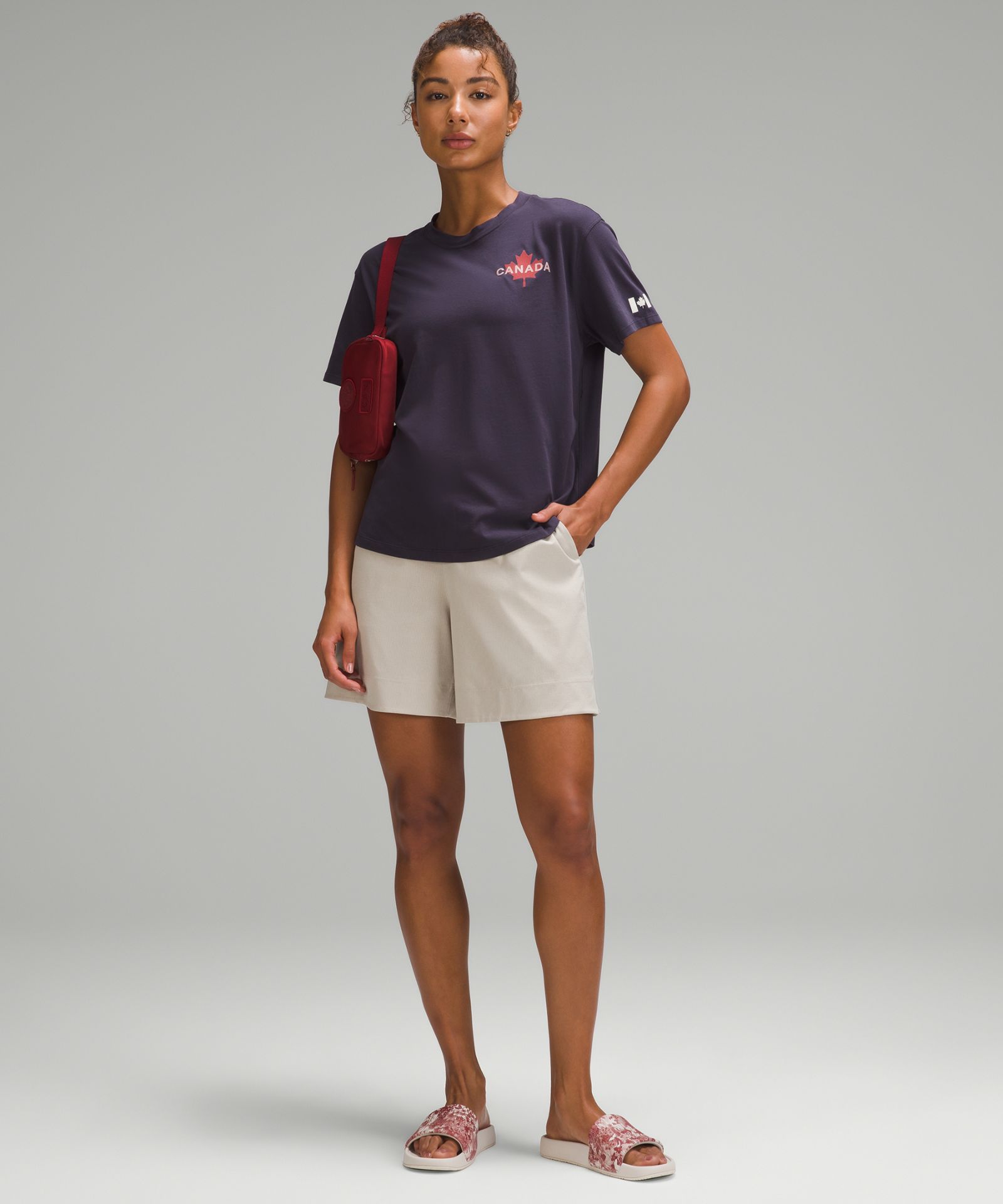 Lululemon Team Canada Women's Cotton Jersey Graphic T-Shirt *CPC Logo — фото 2