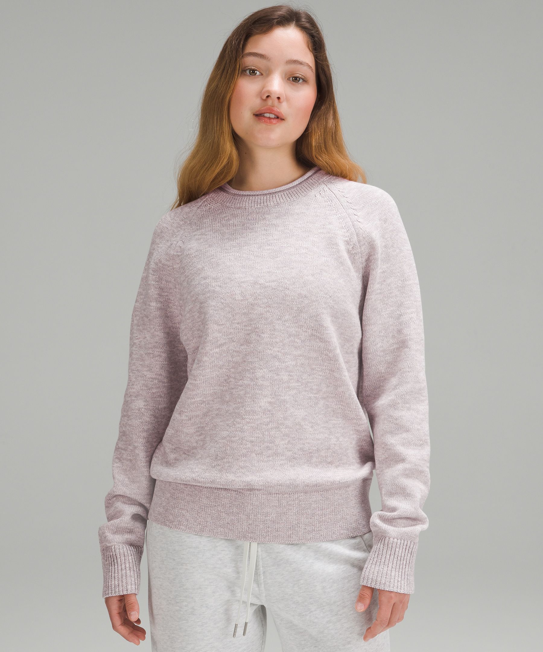 Lululemon Boxy Cotton blend Sweater ModeSens