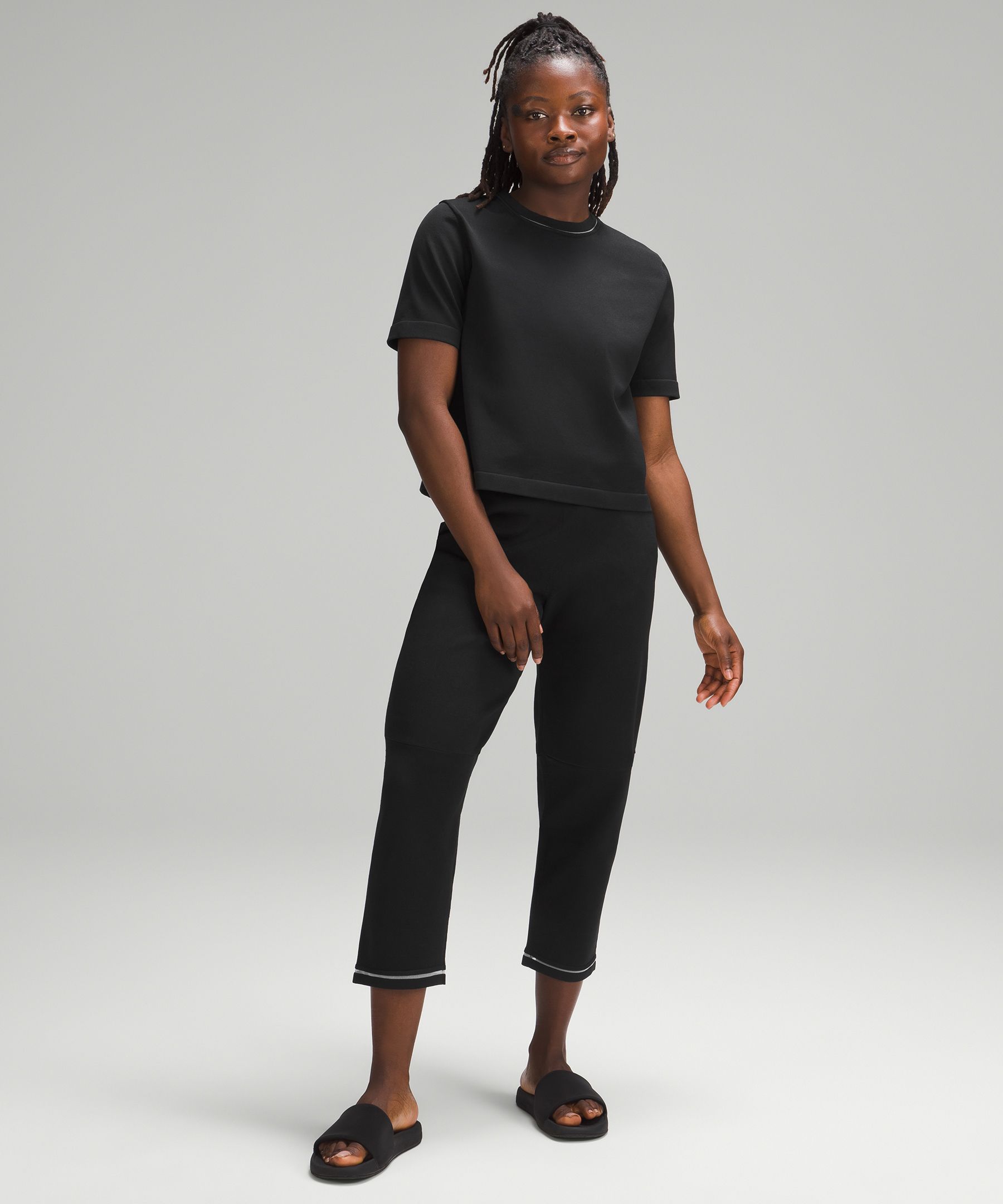 Shop Lululemon Boxy Knit T-shirt