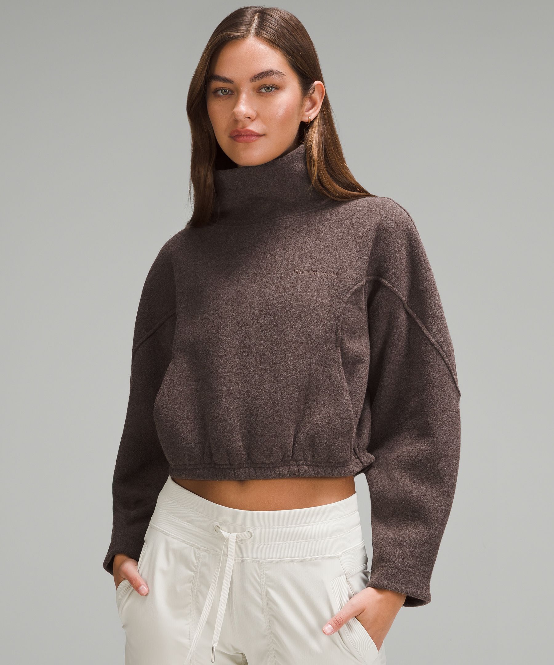 Lululemon Looped Terry Fleece Funnel Neck