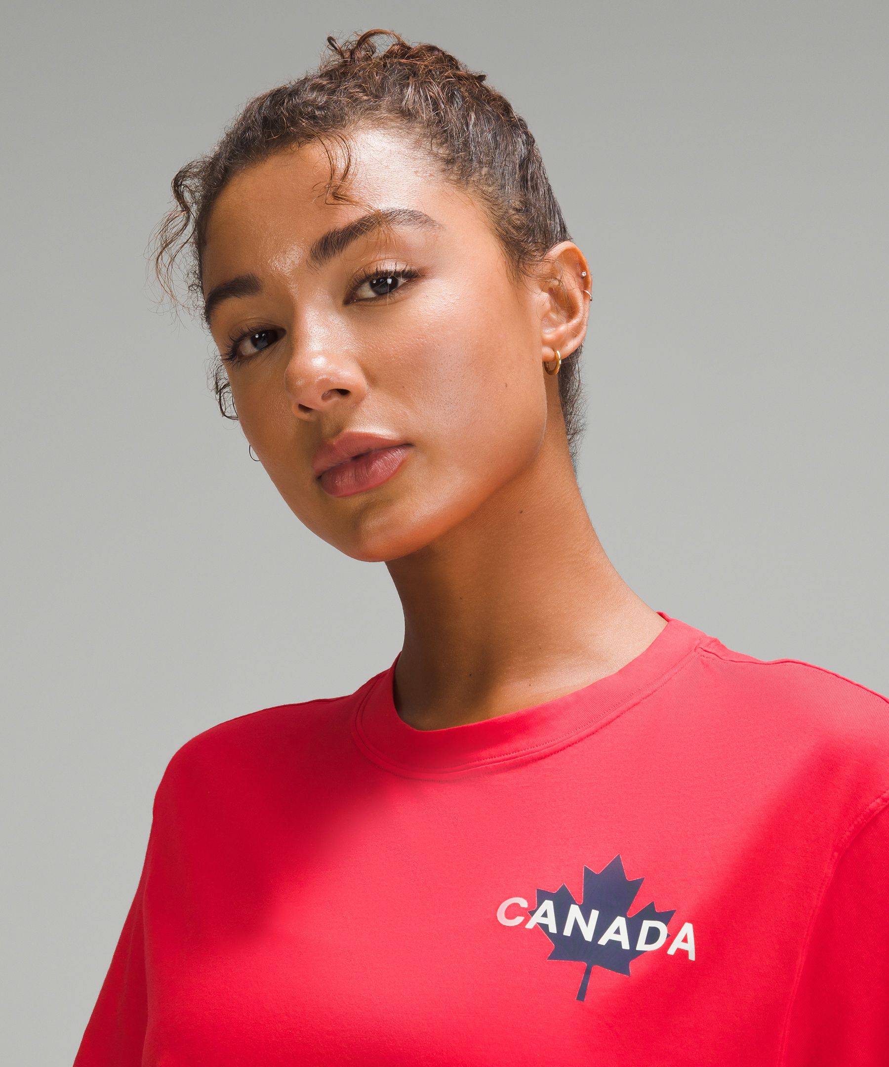 Team Canada Women's Cotton Jersey Graphic T-Shirt *COC Logo | Short Sleeve Shirts & Tee's