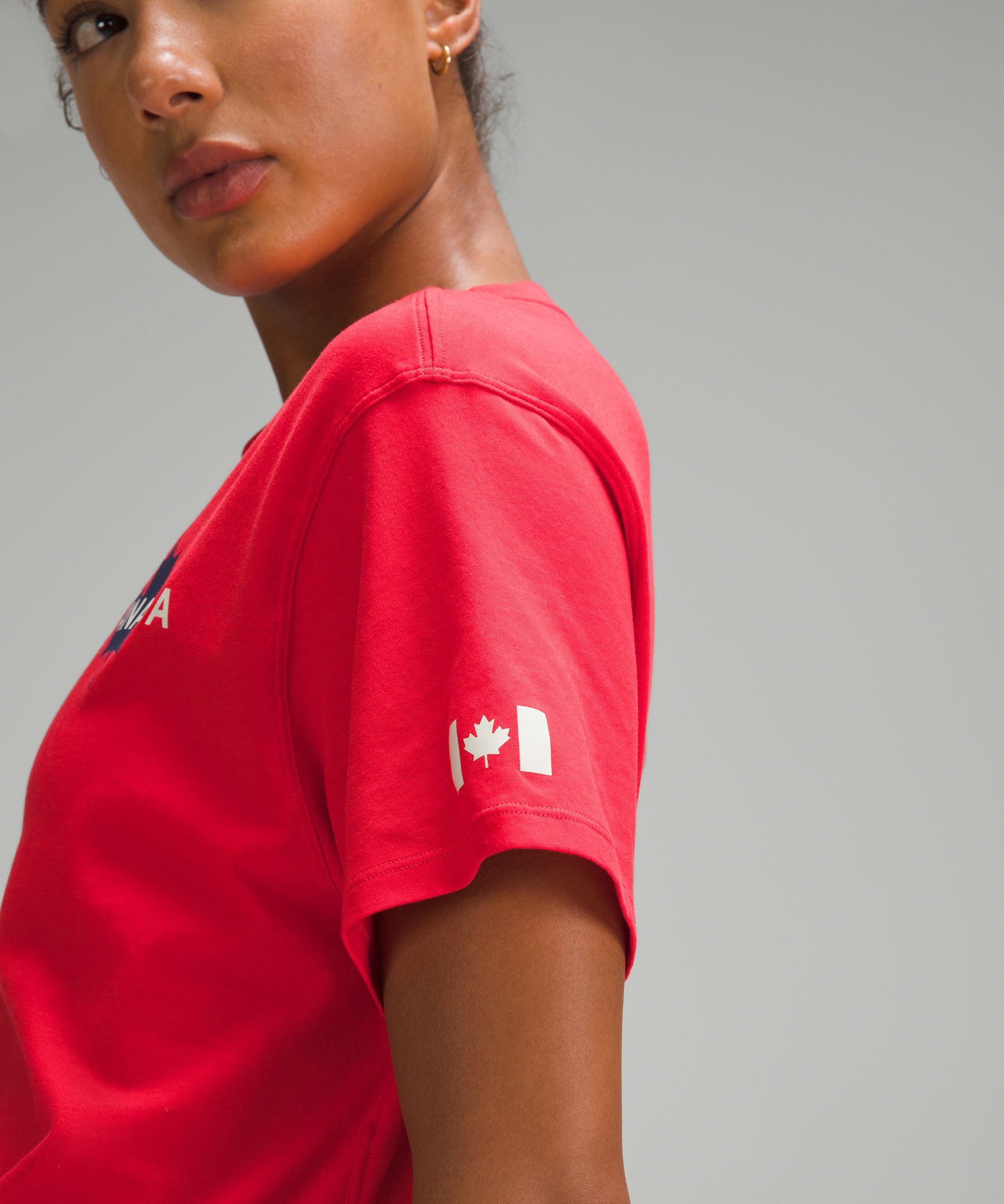 Team Canada Women's Cotton Jersey Graphic T-Shirt *COC Logo | Short Sleeve Shirts & Tee's