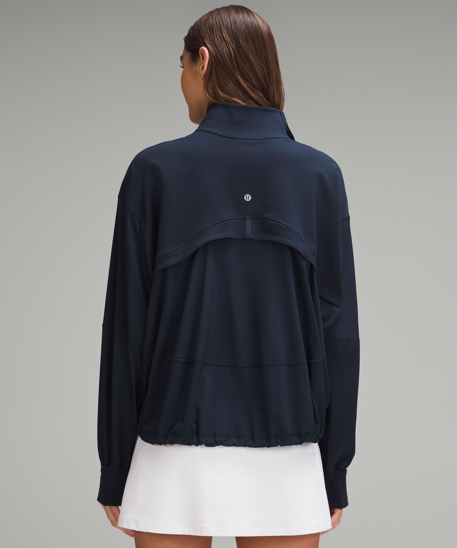 Navy Define zip-up jacket, lululemon