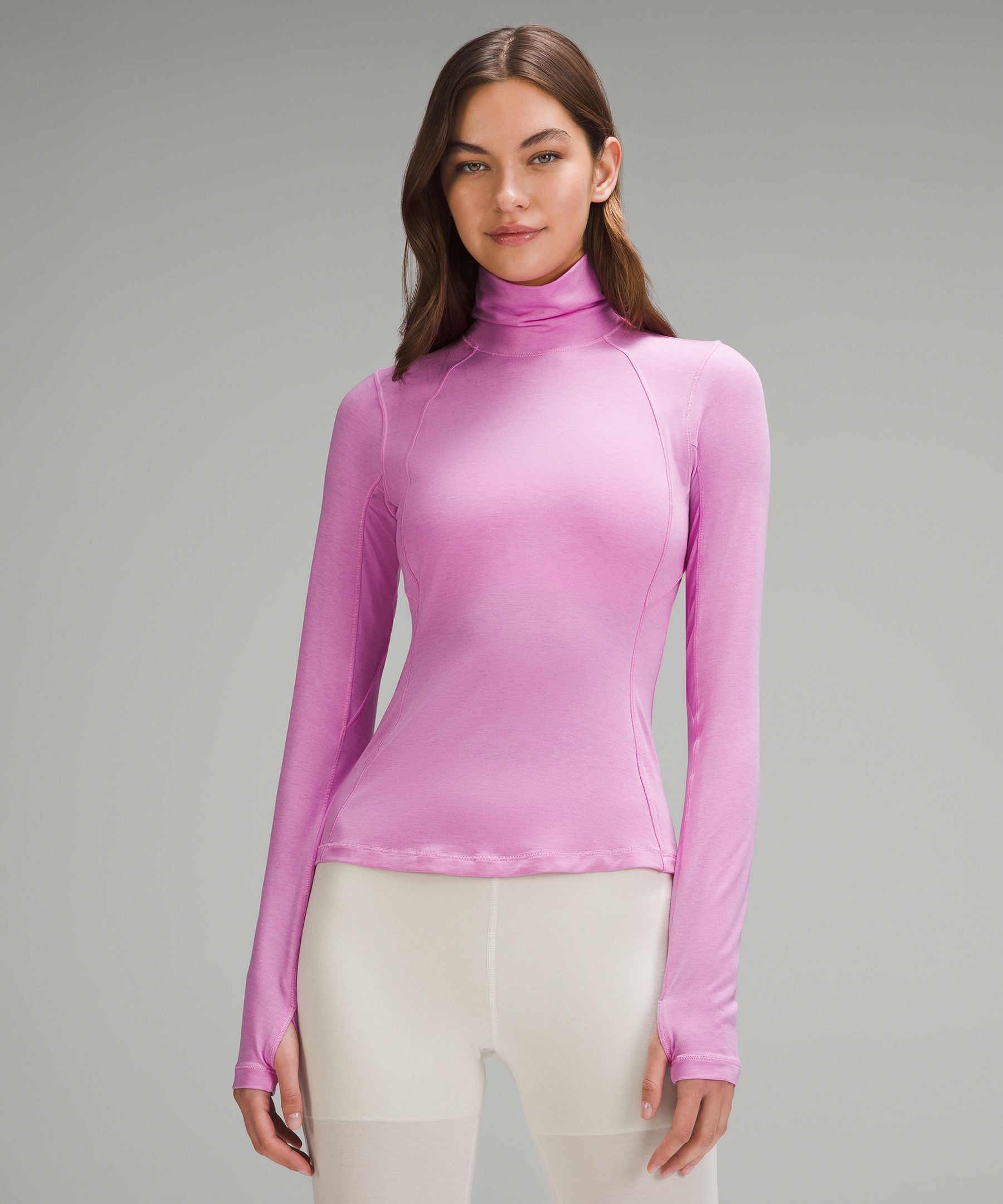LongSleeve Turtleneck Base Layer Women's Long Sleeve Shirts