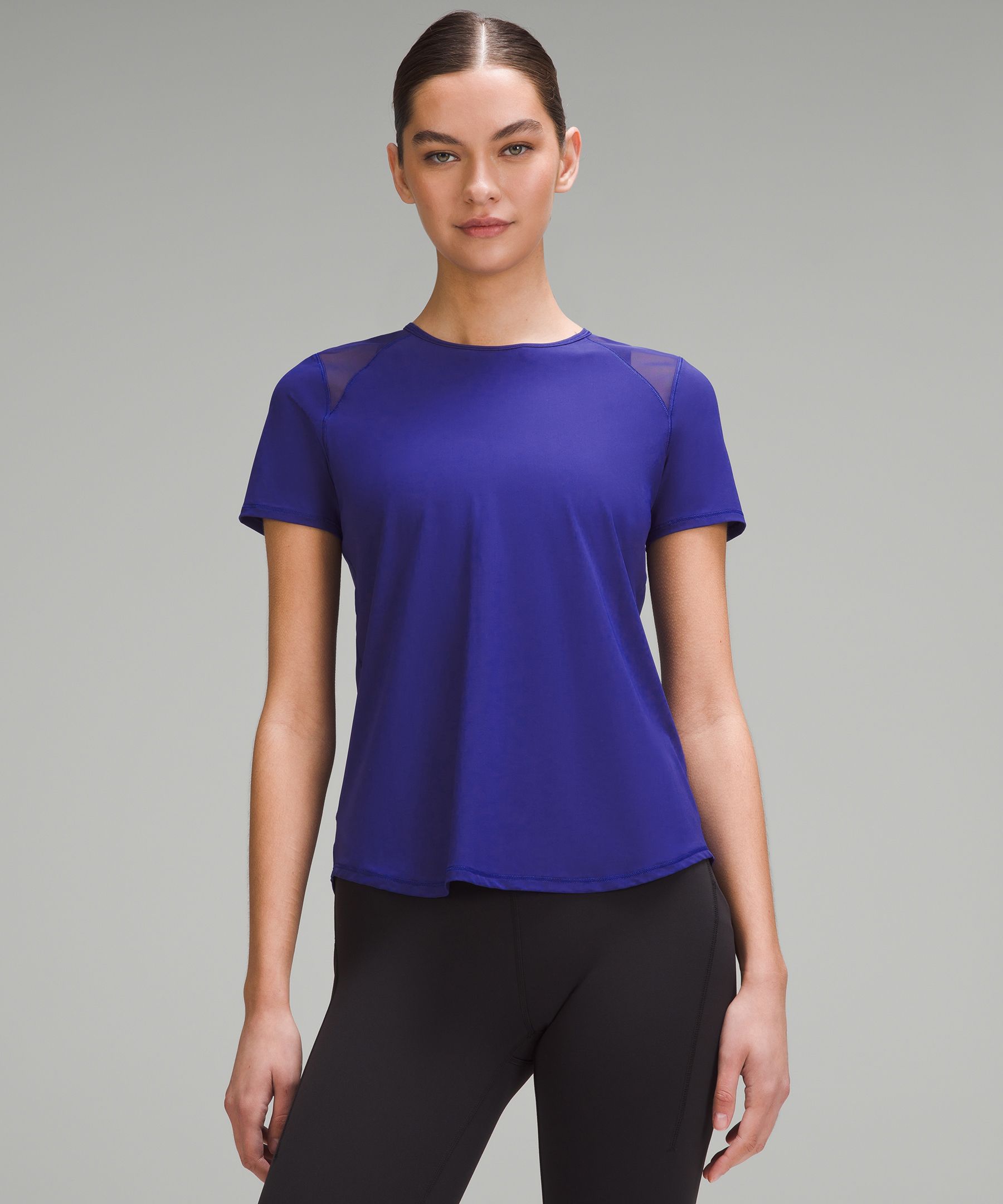 Lululemon Nulu™ Cropped Slim Yoga Short Sleeve Shirt - 127550051