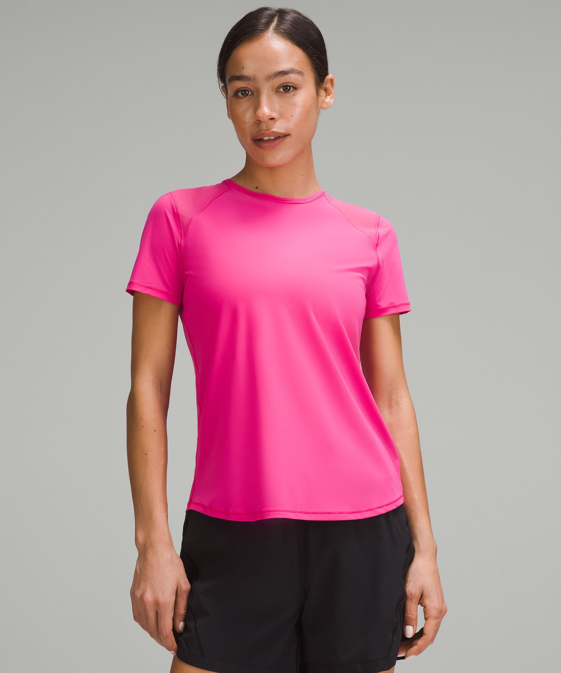 Lululemon Nulu Cropped Slim Yoga Short Sleeve Shirt - 127900147