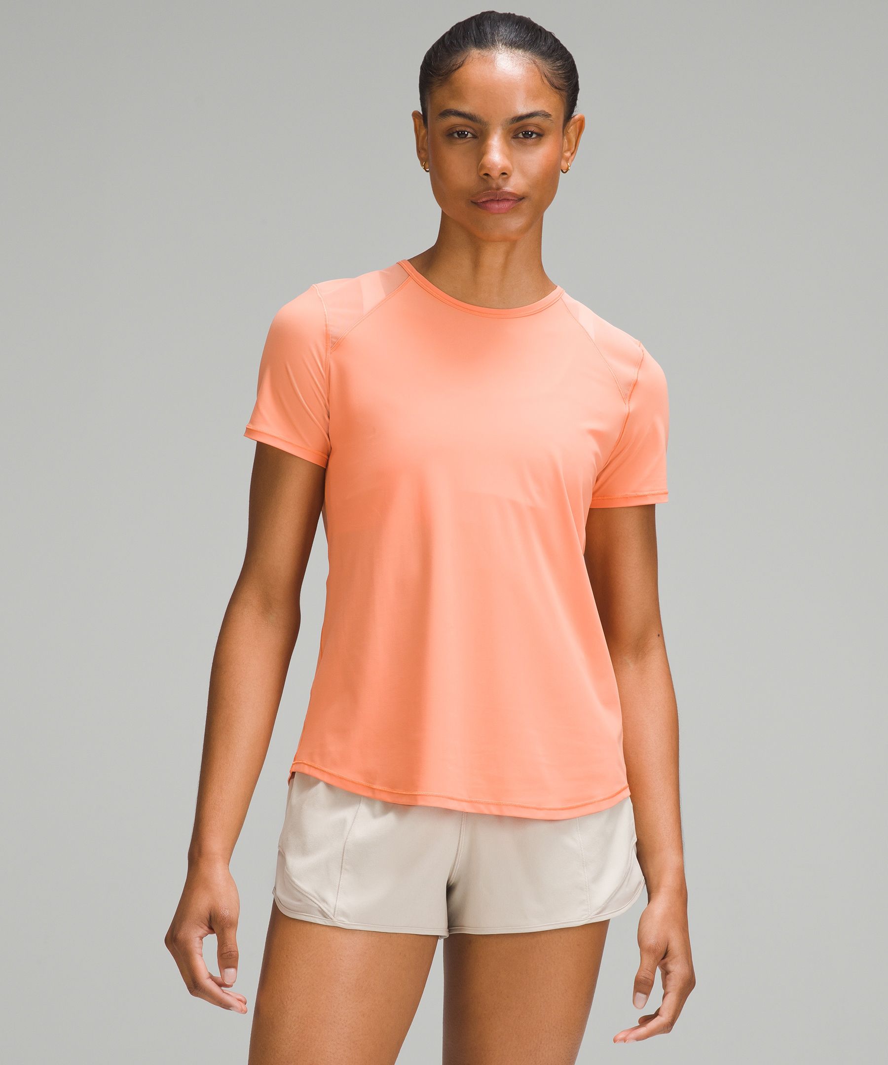 Shop Lululemon Sculpt Short-sleeve Shirt