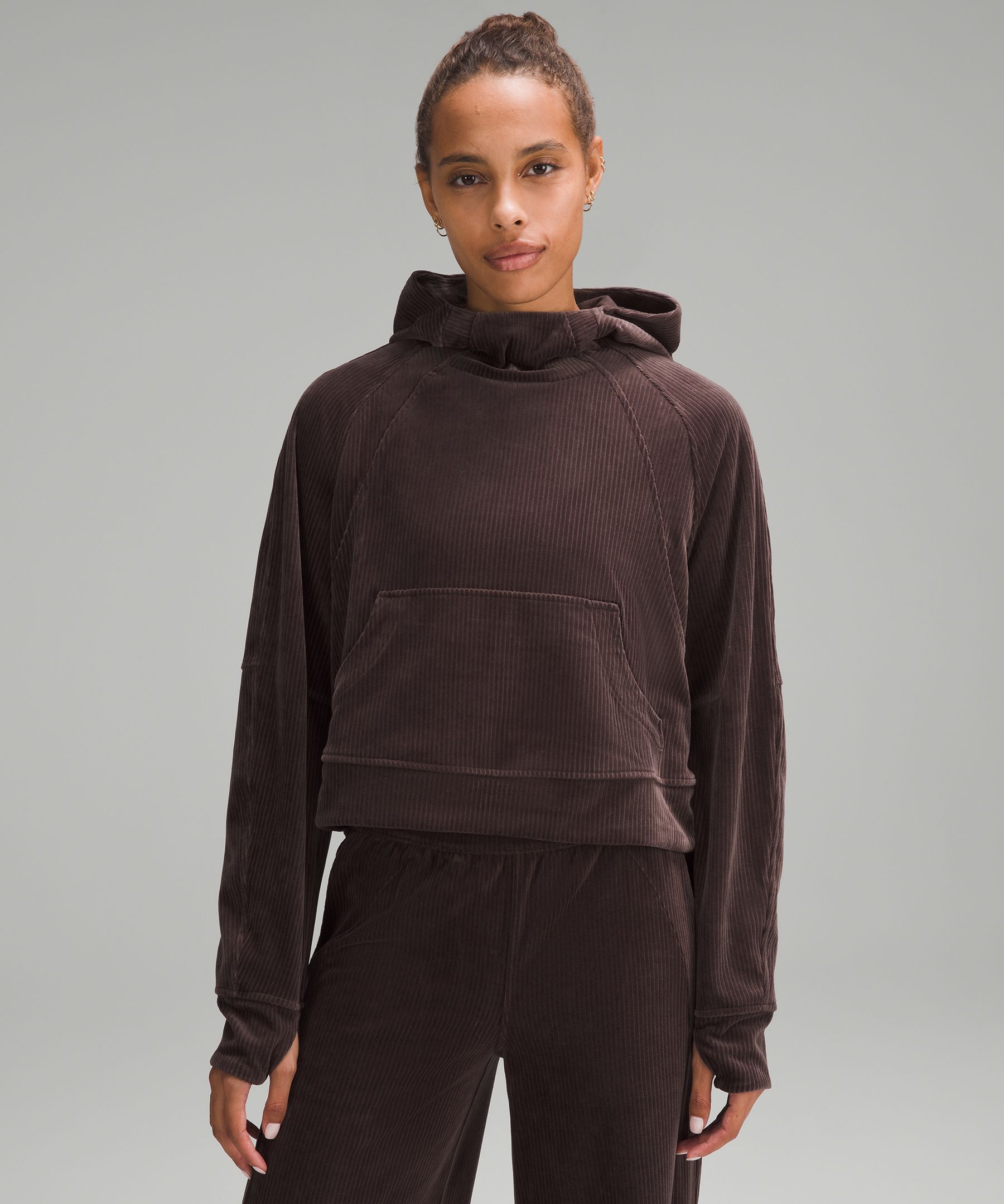 Lululemon Scuba Oversized Hoodie Velvet Cord