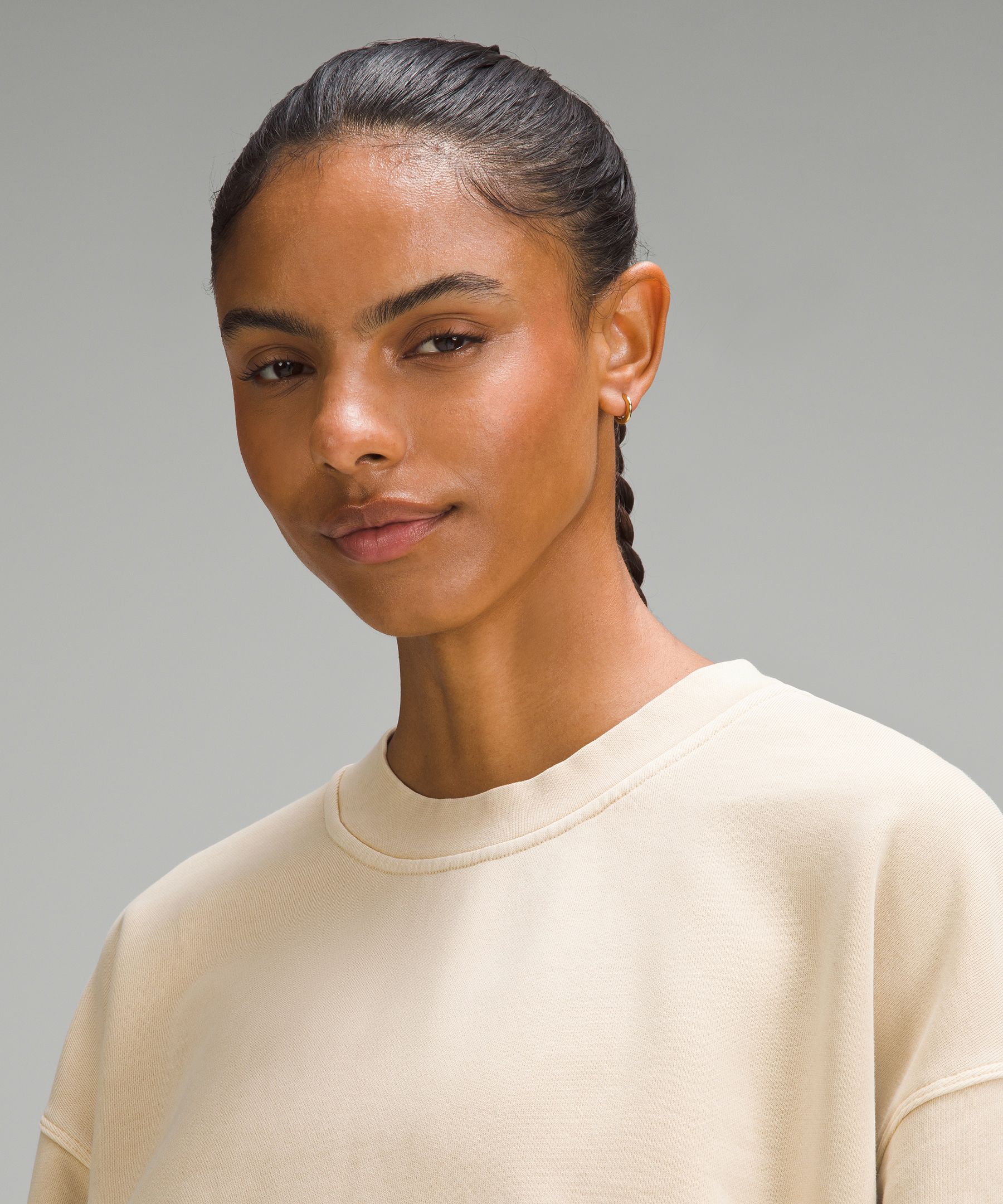 Perfectly Oversized Cropped Crew *Dye | Women's Hoodies & Sweatshirts