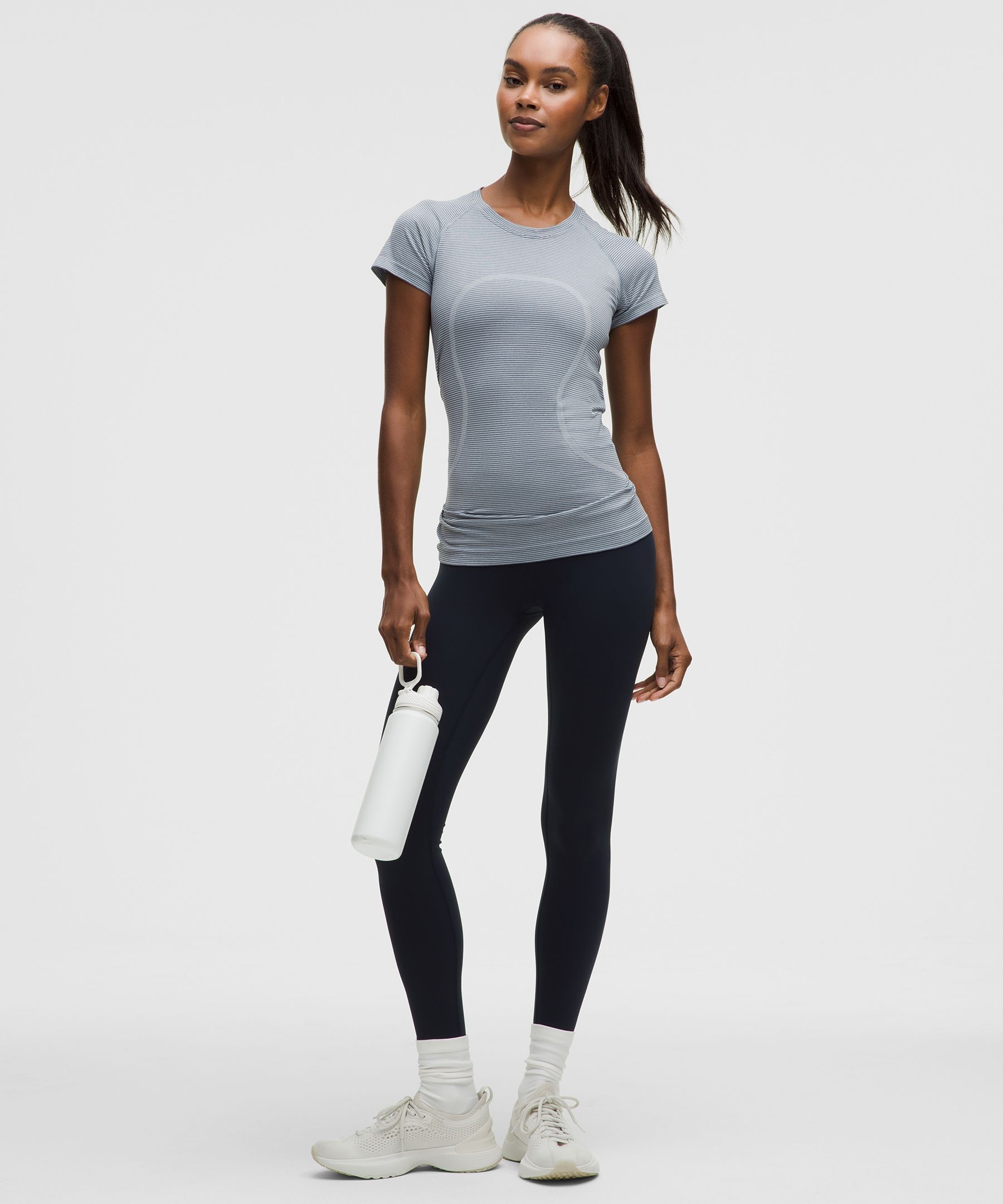 Lululemon Swiftly Tech Short-sleeve Shirt 2.0 In Gray
