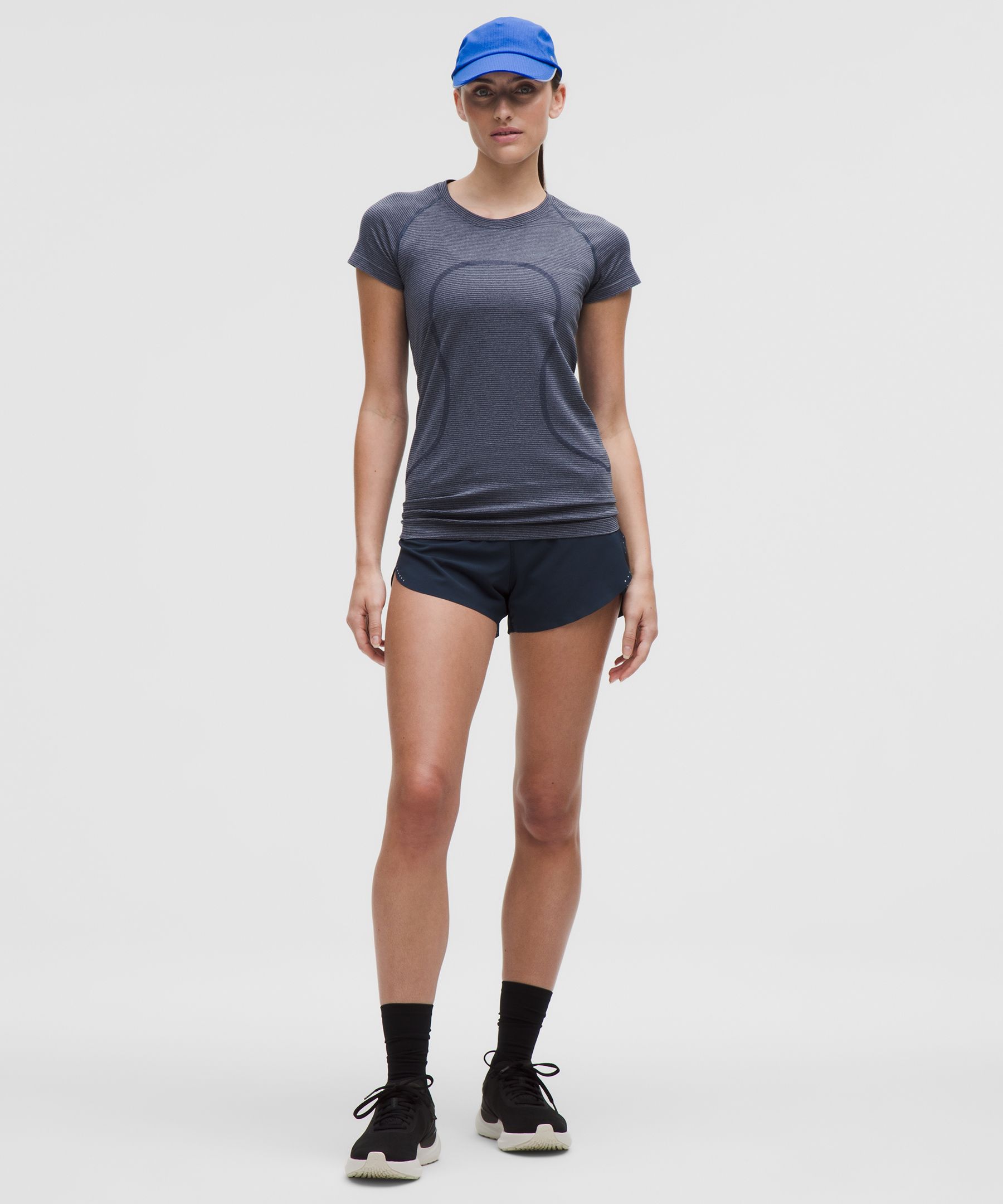 lululemon Tシャツ Swiftly Tech 半袖シャツ グレー M lululemon Swiftly Tech Short-Sleeve Shirt.0 Hip Length in