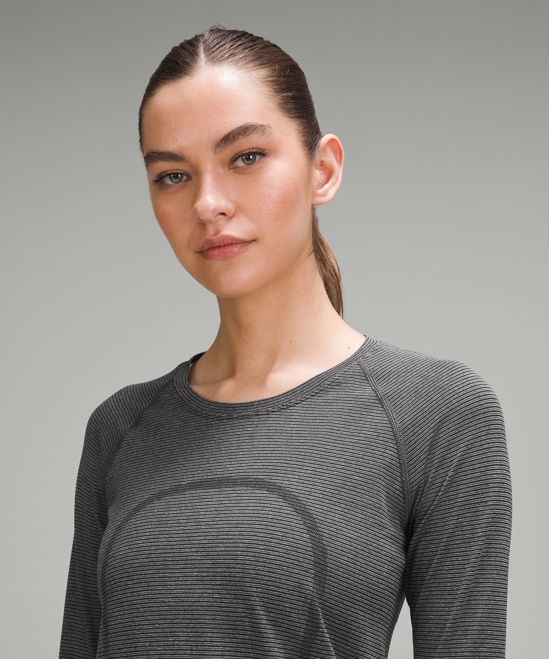 Shop Lululemon Swiftly Tech Long-sleeve Shirt 2.0 Waist Length