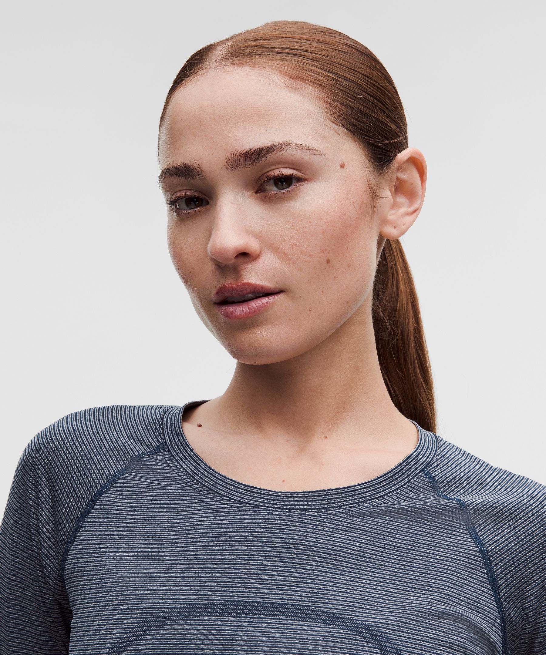 Spandex Stripe True Navy/White