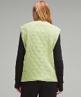 Cap-Sleeve Quilted Vest