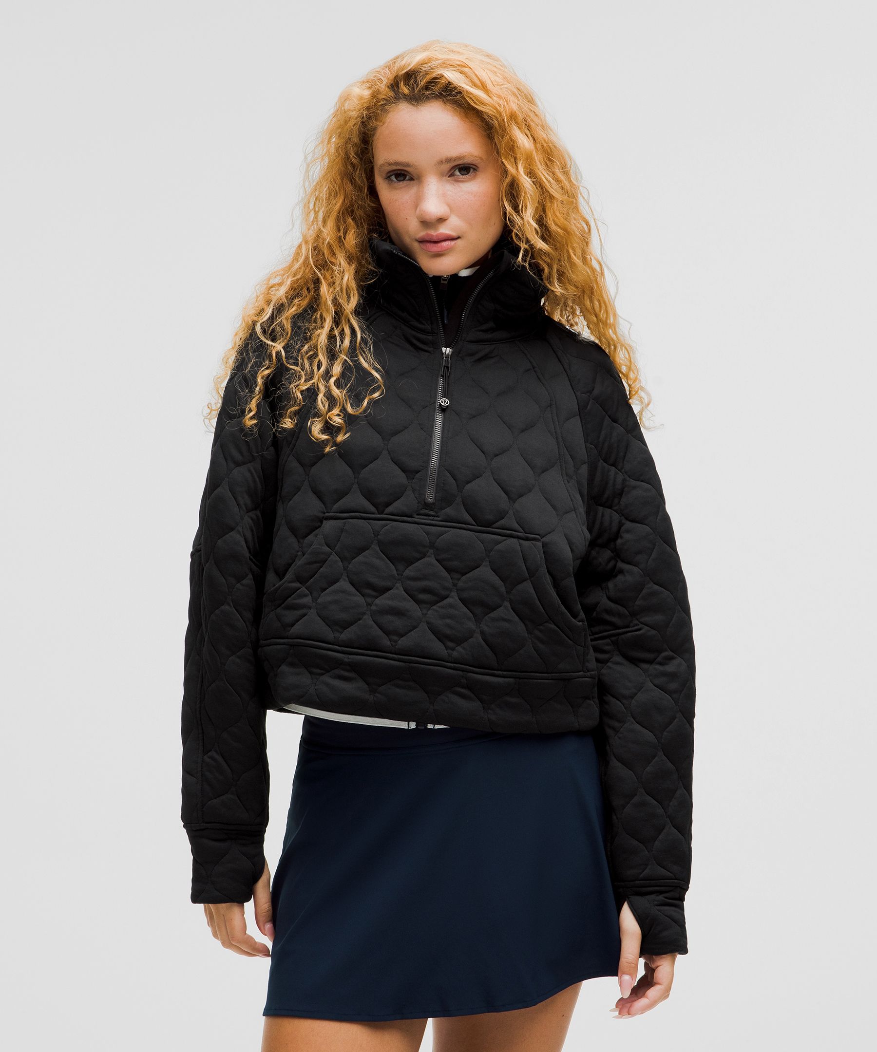 Lululemon Scuba Oversized Quilted Half Zip