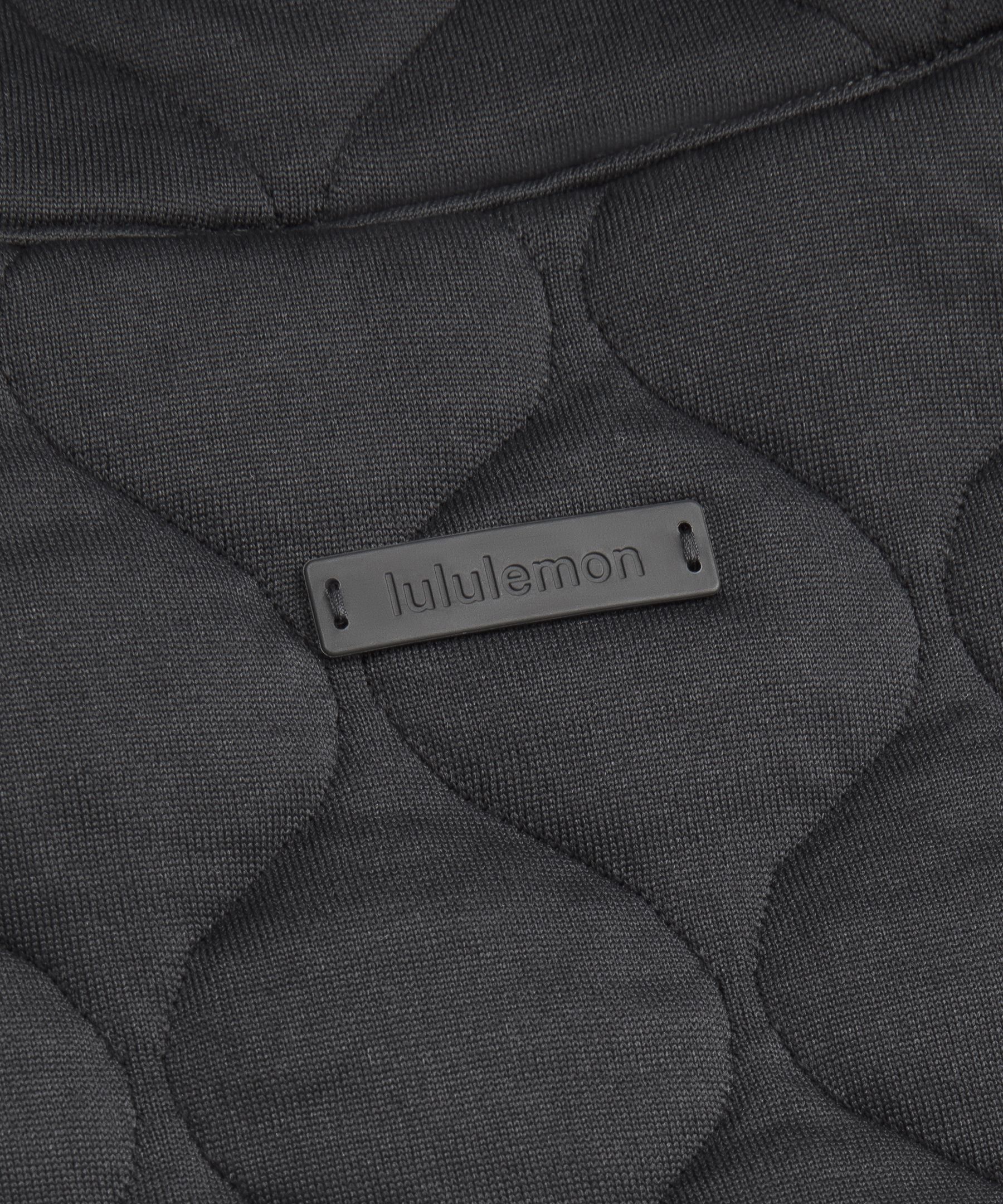 Shop Lululemon Scuba Oversized Quilted Half Zip