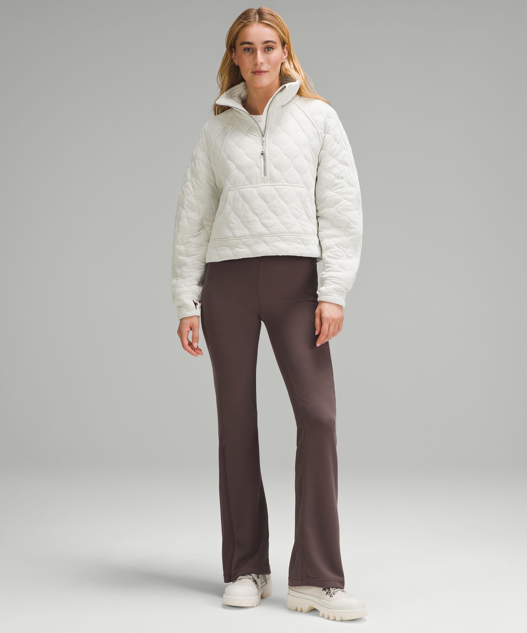 Lululemon athletica Scuba Oversized Quilted Half Zip