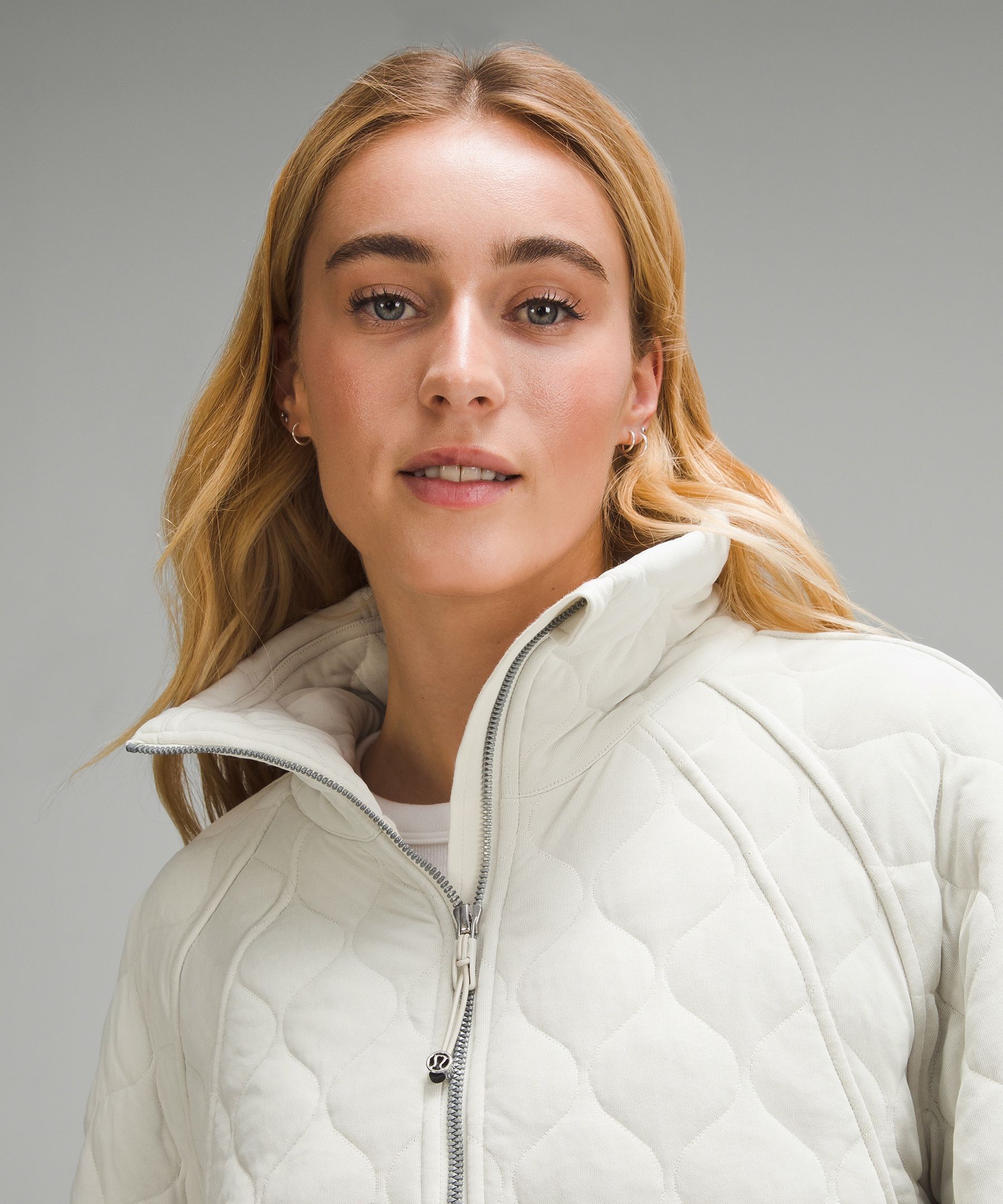 Scuba Oversized Quilted Half Zip