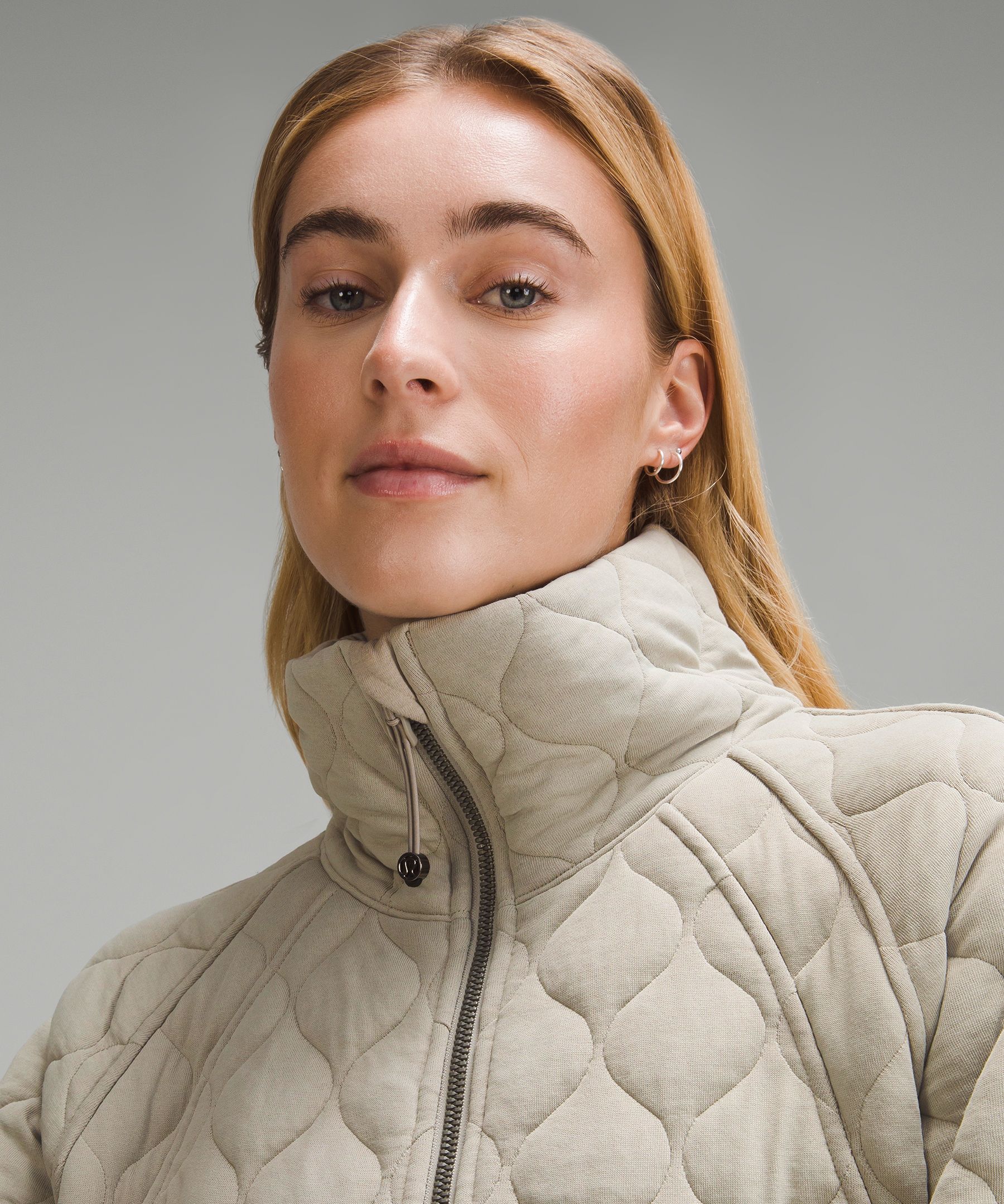 lululemon – Women's Scuba Oversized Quilted Half Zip Sweatshirt – Color  Khaki – Size XS/S, £138.00