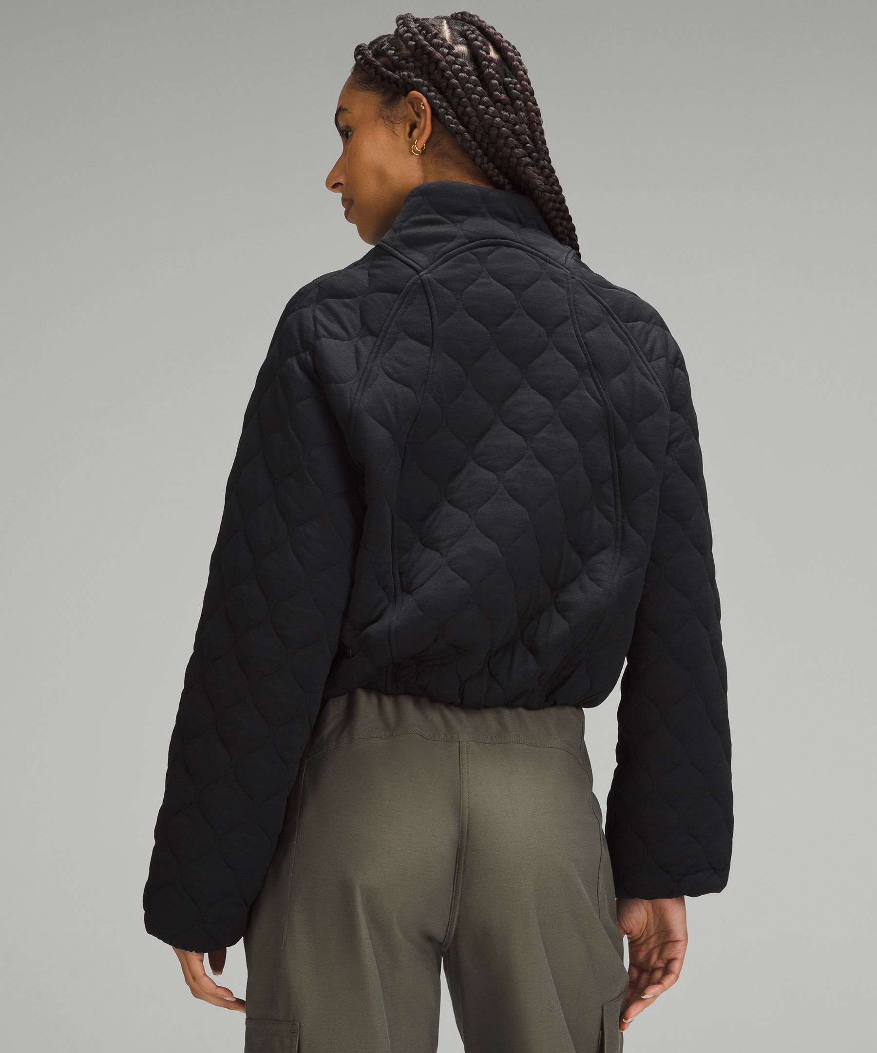 Quilted Bomber Jacket