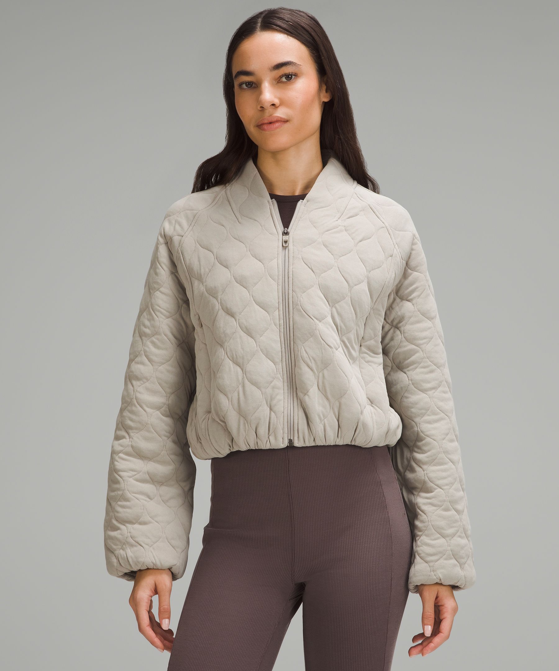 Lululemon Quilted Bomber Jacket