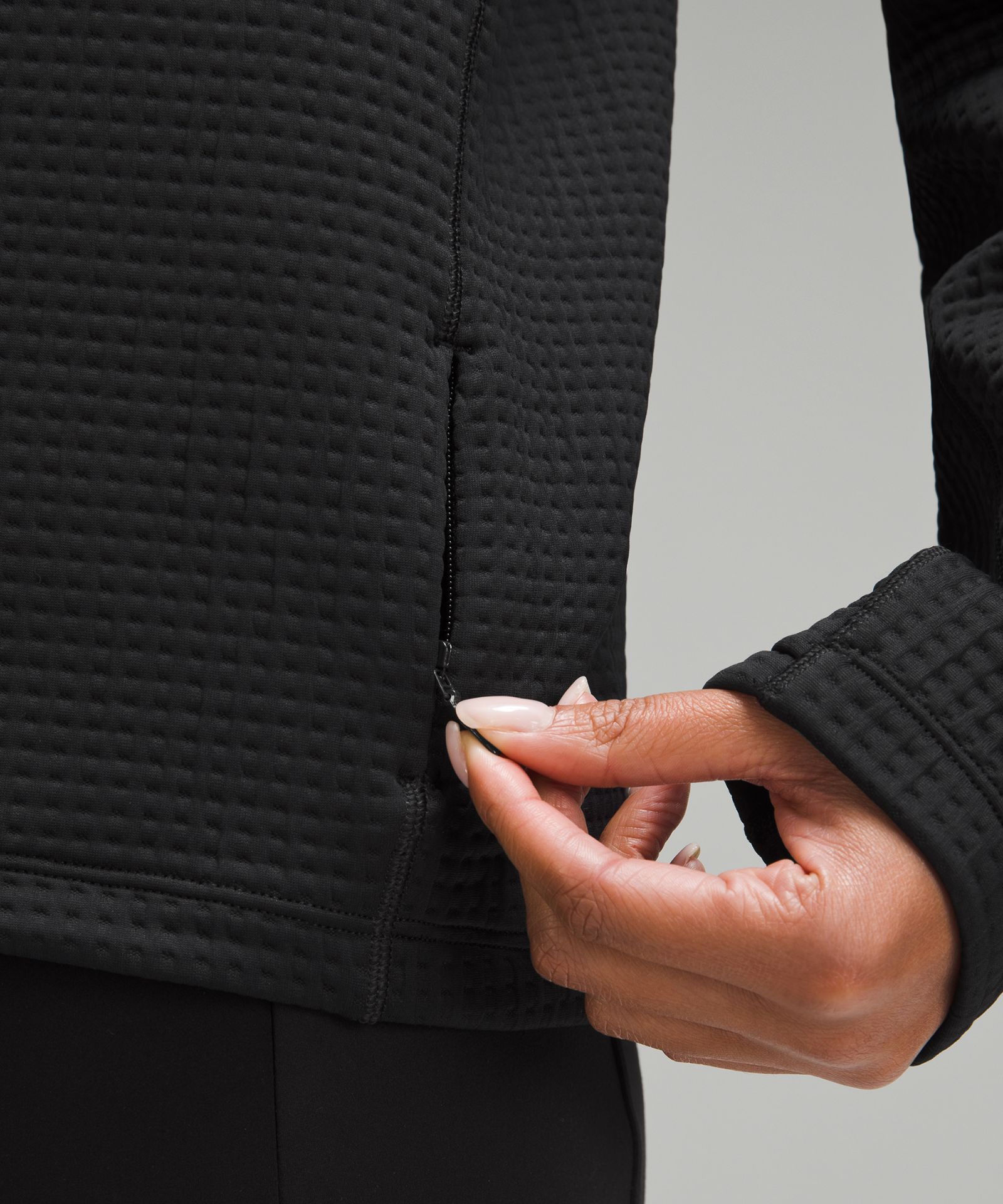 Женский лонгслив Lululemon Waffle-Knit с воротником-стойкой — фото 5