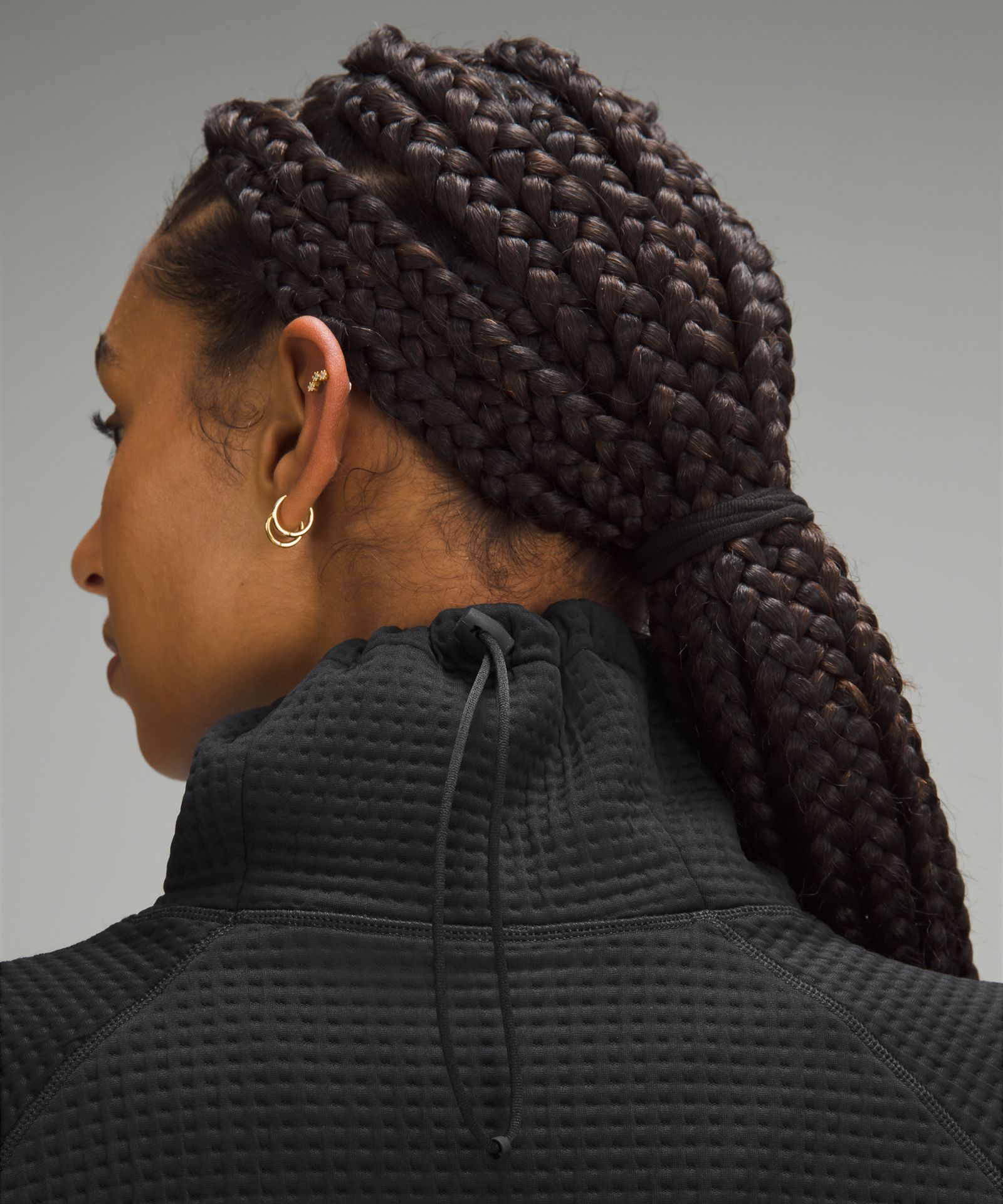Женский лонгслив Lululemon Waffle-Knit с воротником-стойкой — фото 6