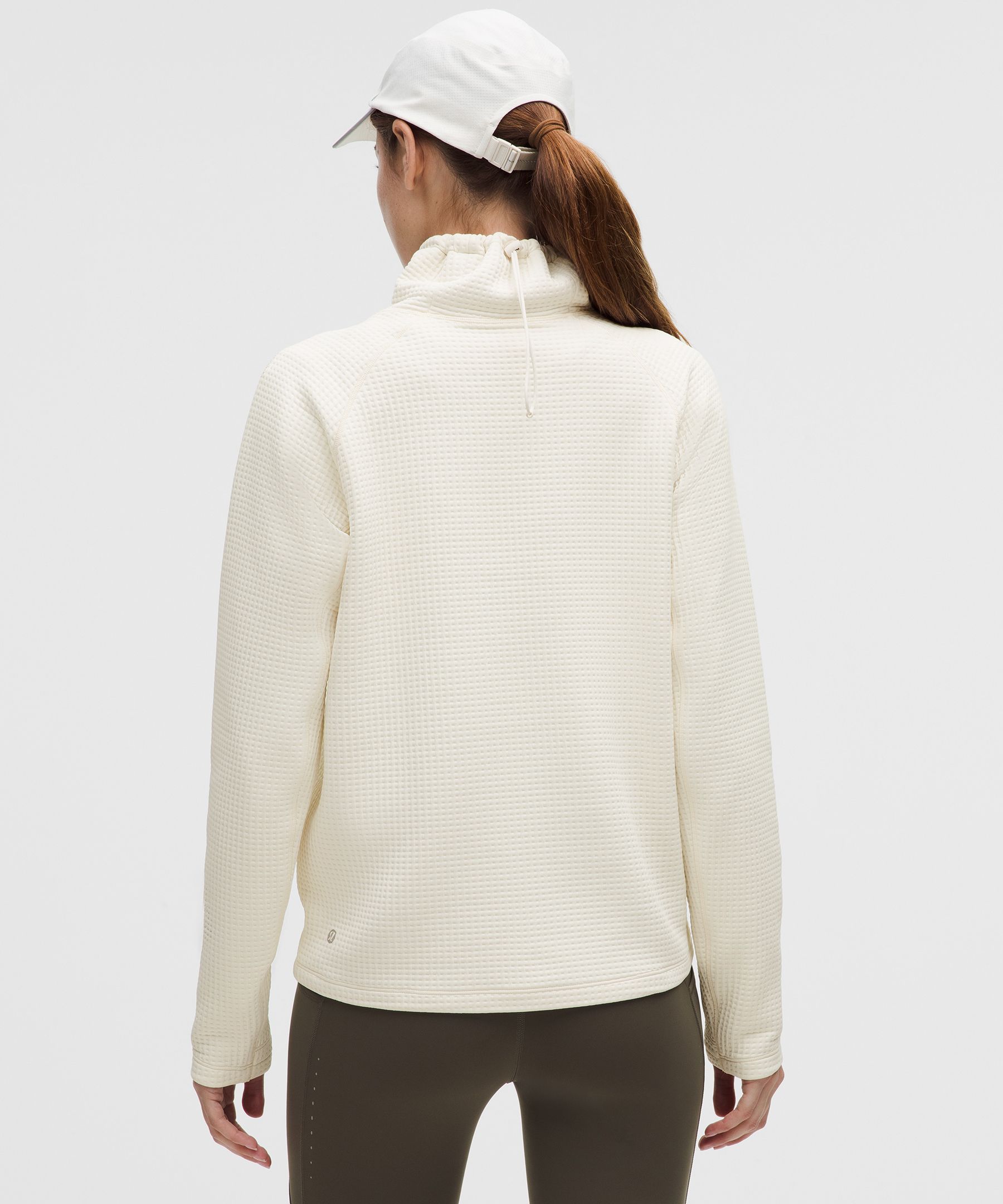 Lululemon Waffle-knit Funnel-neck Long-sleeve Shirt