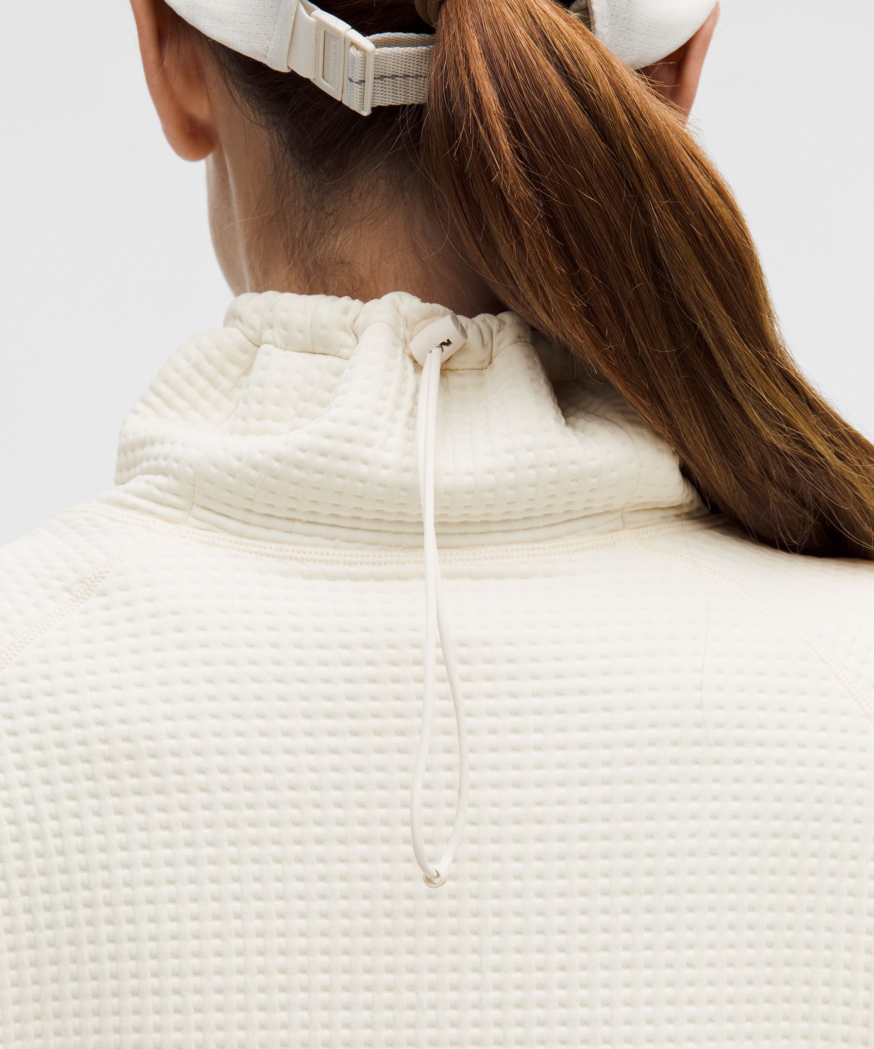 Lululemon Waffle-knit Funnel-neck Long-sleeve Shirt
