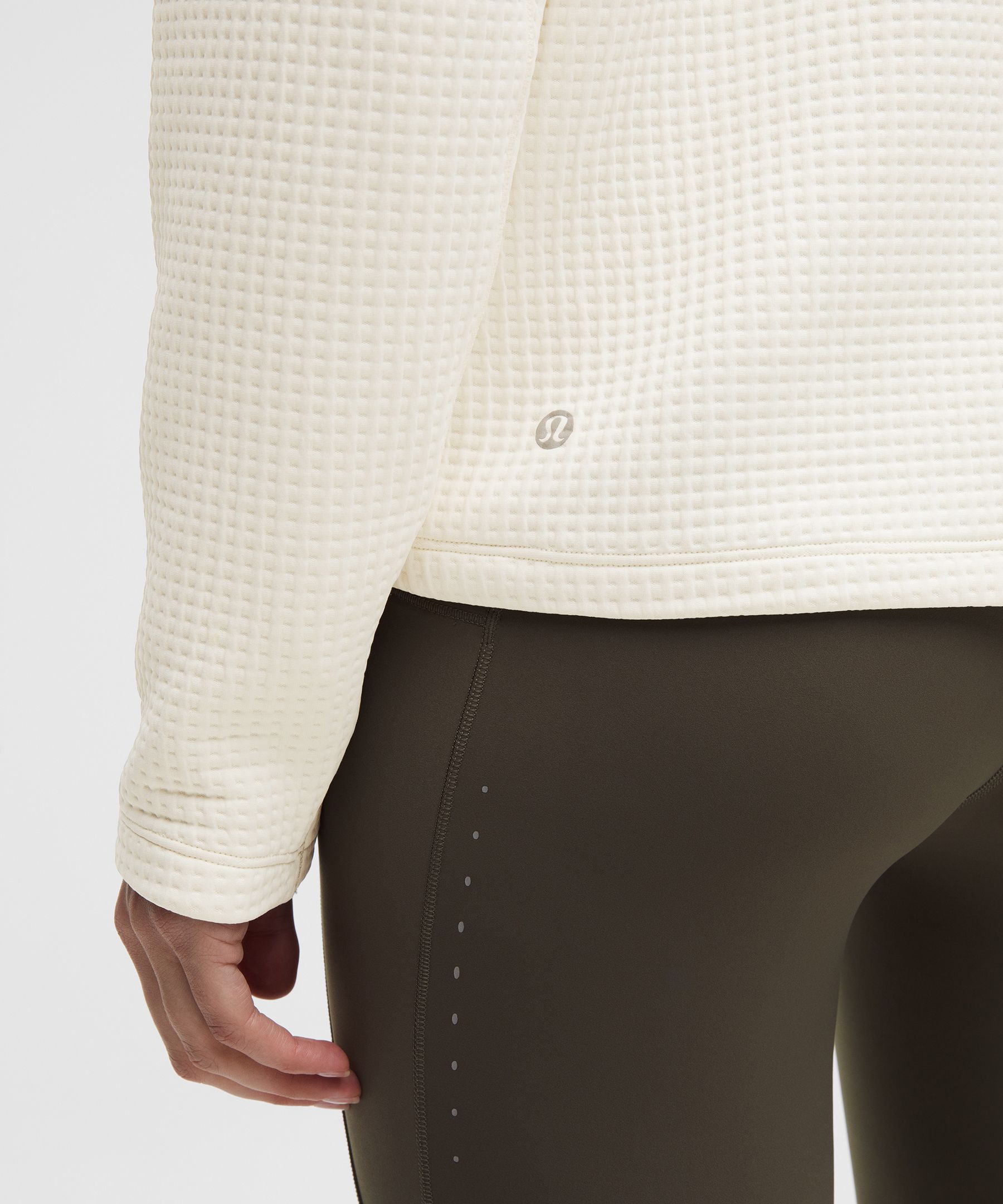 Lululemon Waffle-knit Funnel-neck Long-sleeve Shirt