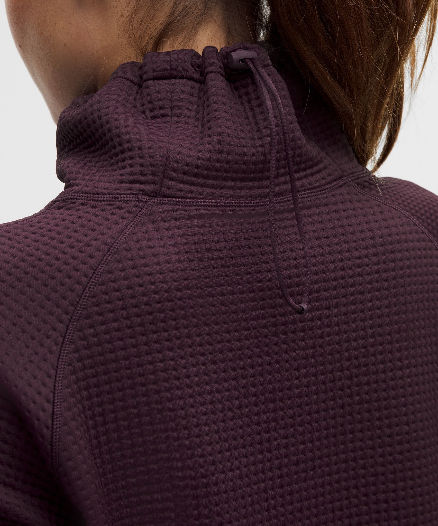 Lululemon Waffle-knit Funnel-neck Long-sleeve Shirt