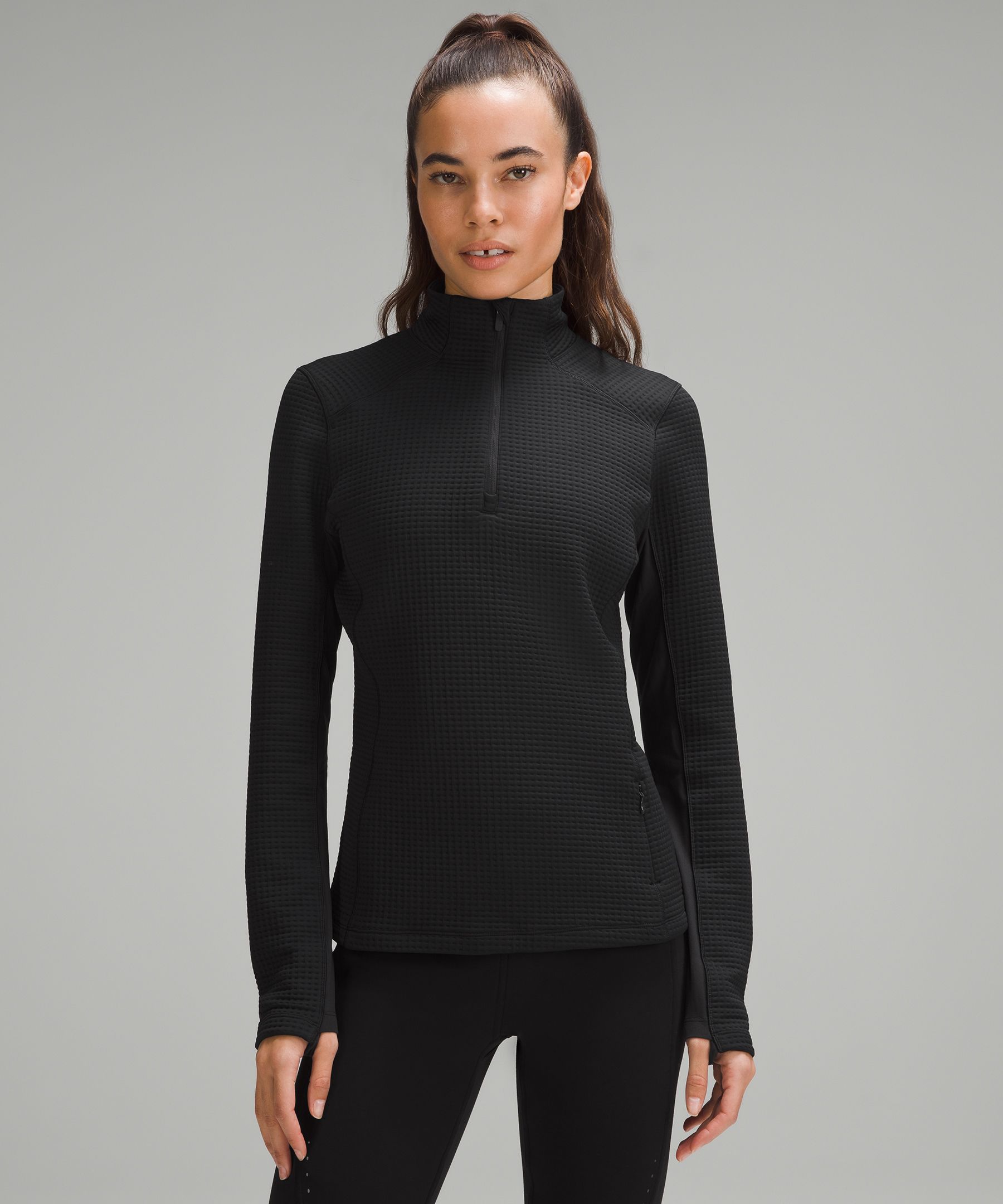 Waffle-Knit Half-Zip Long-Sleeve Shirt | Lululemon EU