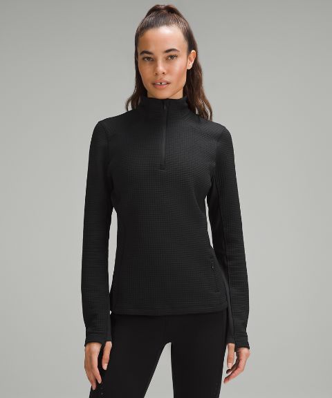 Женский лонгслив Lululemon Waffle-Knit Half-Zip