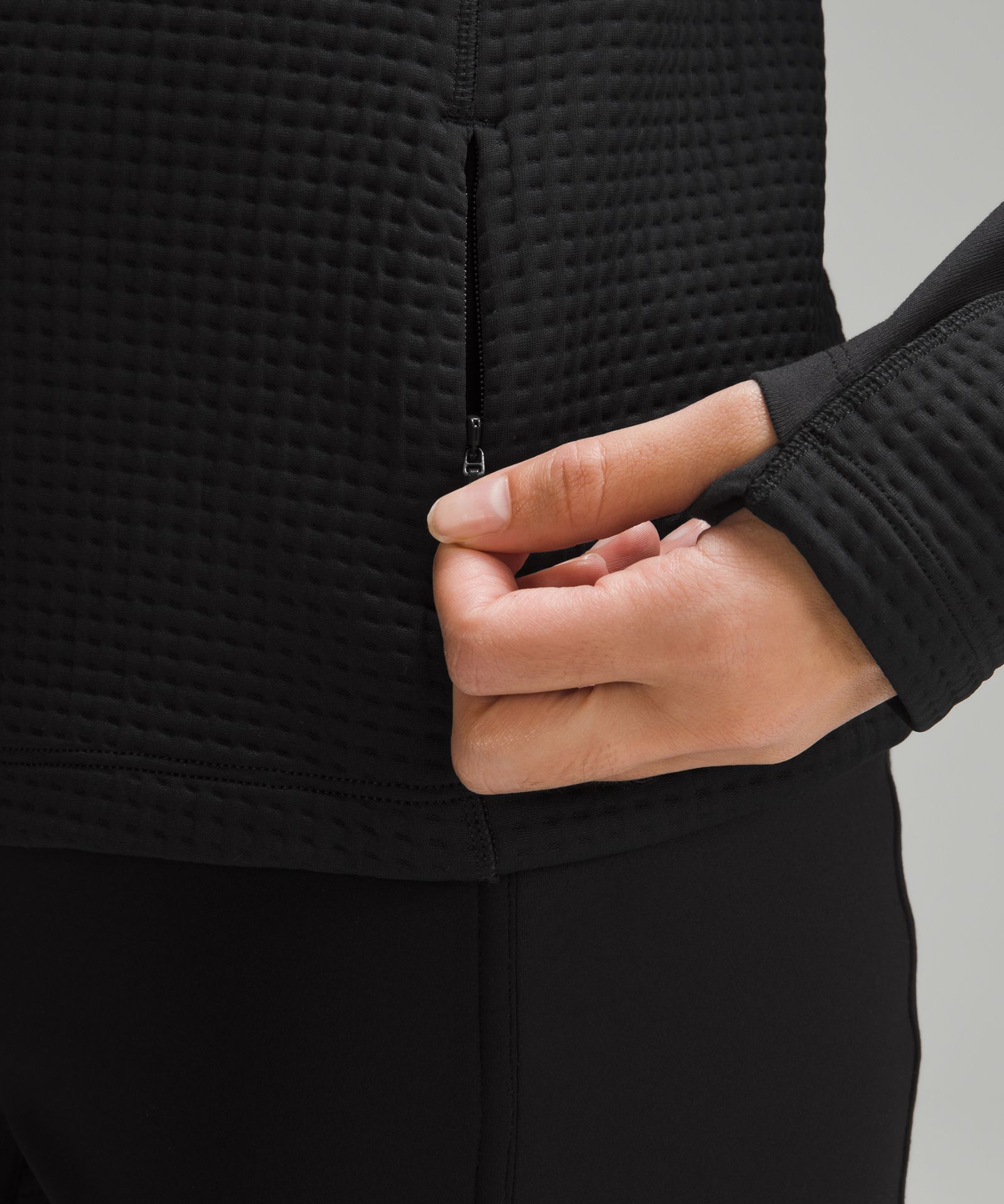 Женский лонгслив Lululemon Waffle-Knit Half-Zip — фото 5