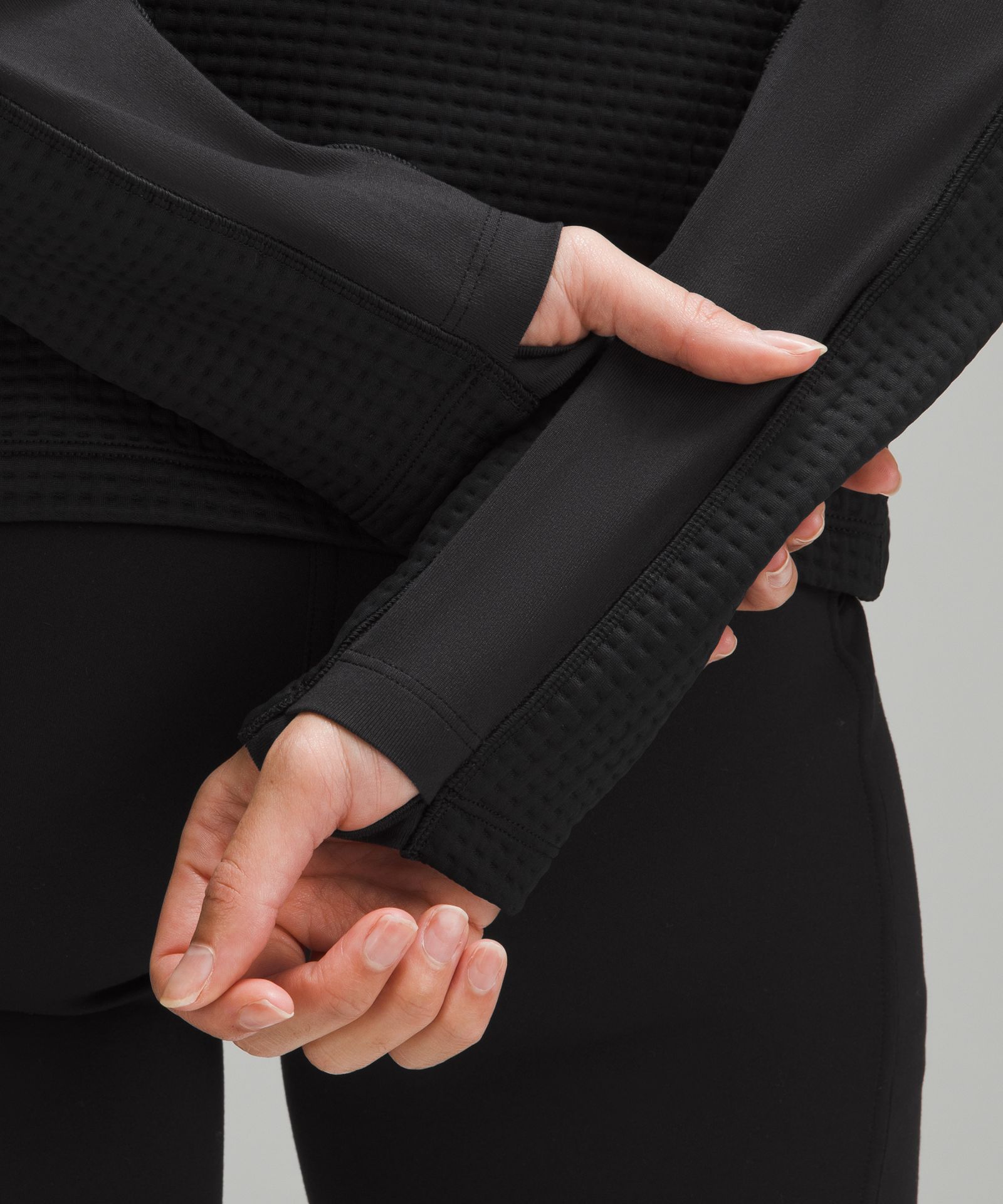 Женский лонгслив Lululemon Waffle-Knit Half-Zip — фото 6