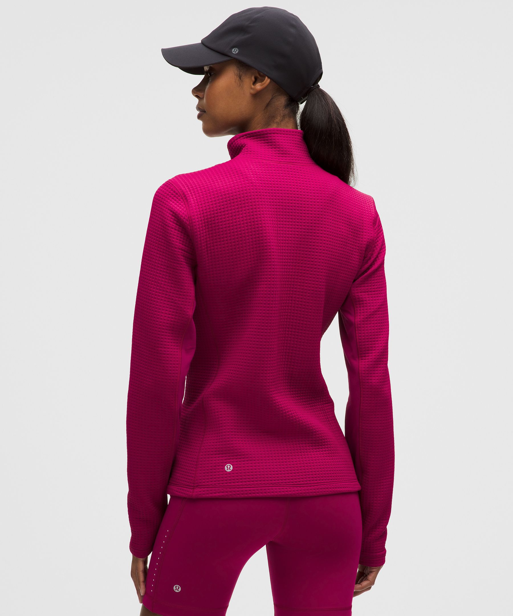 Lululemon Waffle-knit Half-zip Long-sleeve Shirt