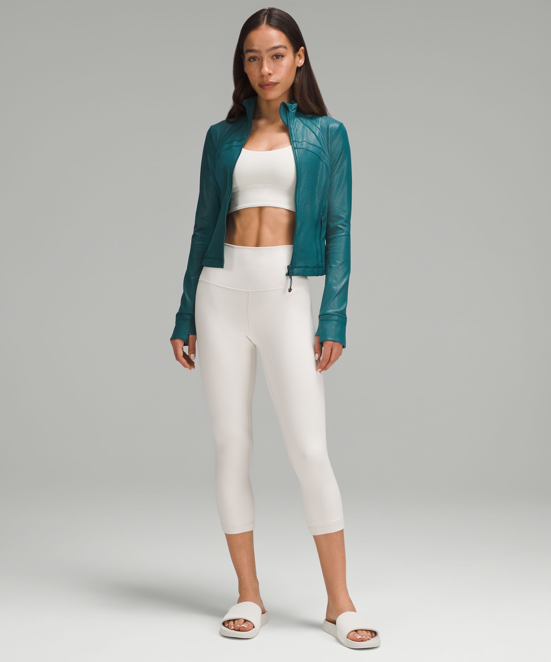 Cropped Define Jacket *Ribbed Nulu