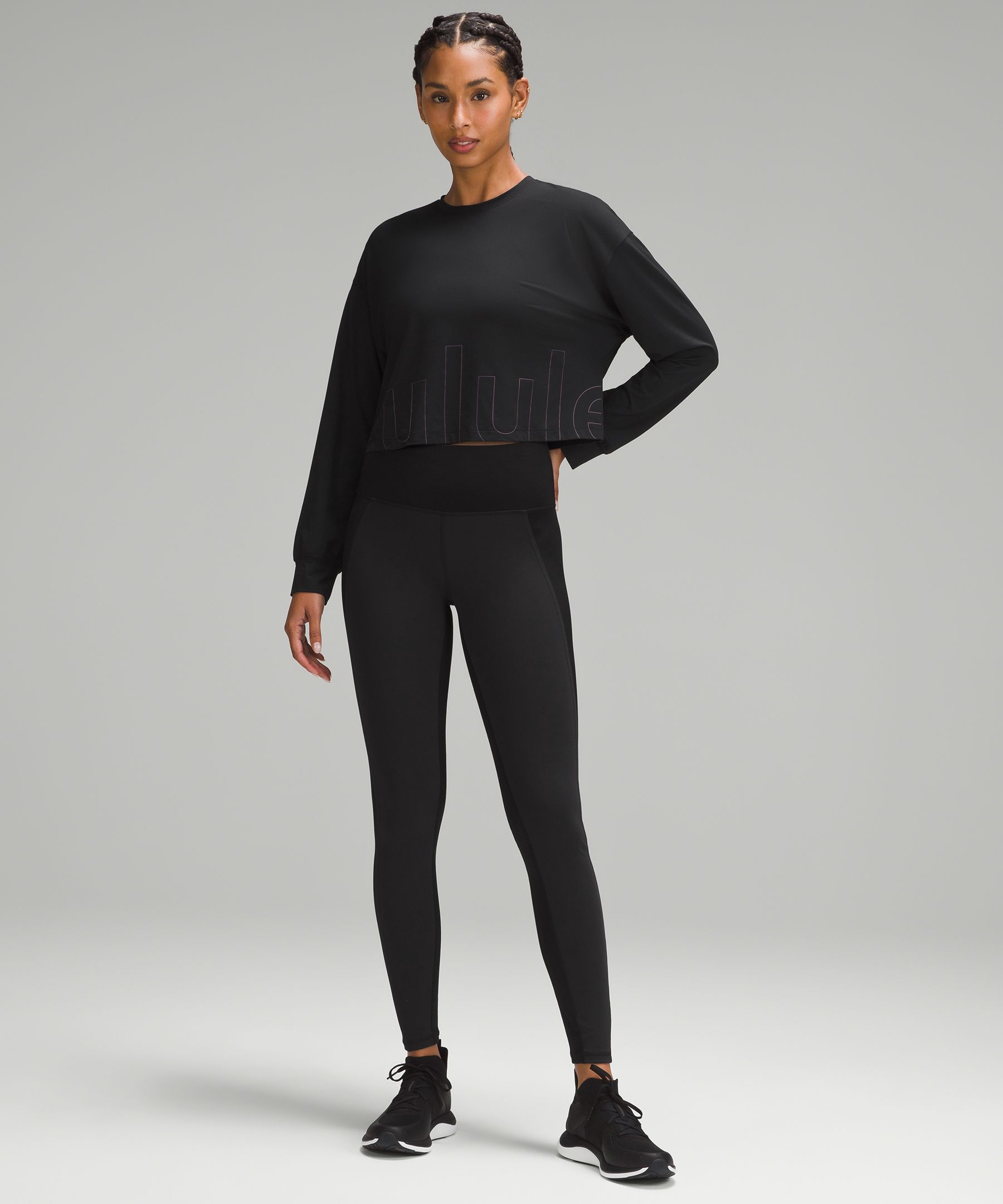 Lululemon athletica Abrasion-Resistant High-Coverage Long-Sleeve Shirt, Women's Long Sleeve Shirts