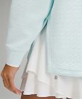 Textured Long-Sleeve Polo Shirt