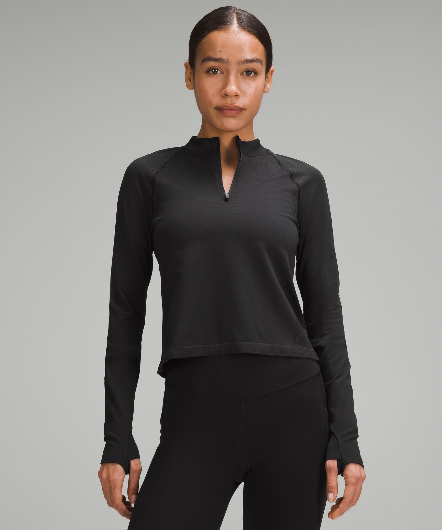 Swiftly Tech Mockneck Half Zip 2.0 Race Length