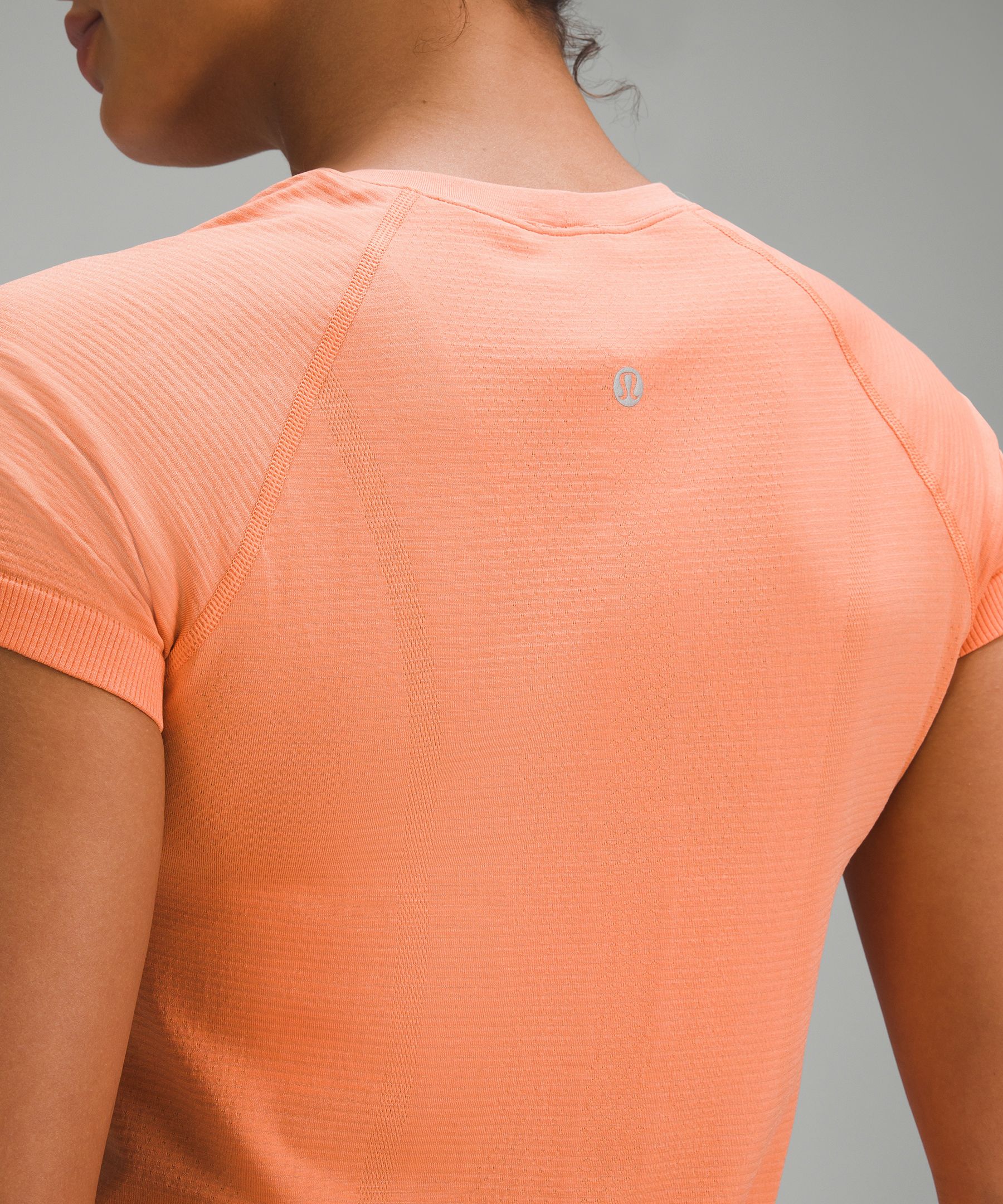 Lululemon Swiftly Tech Short Sleeve Top in Peach — UFO No More