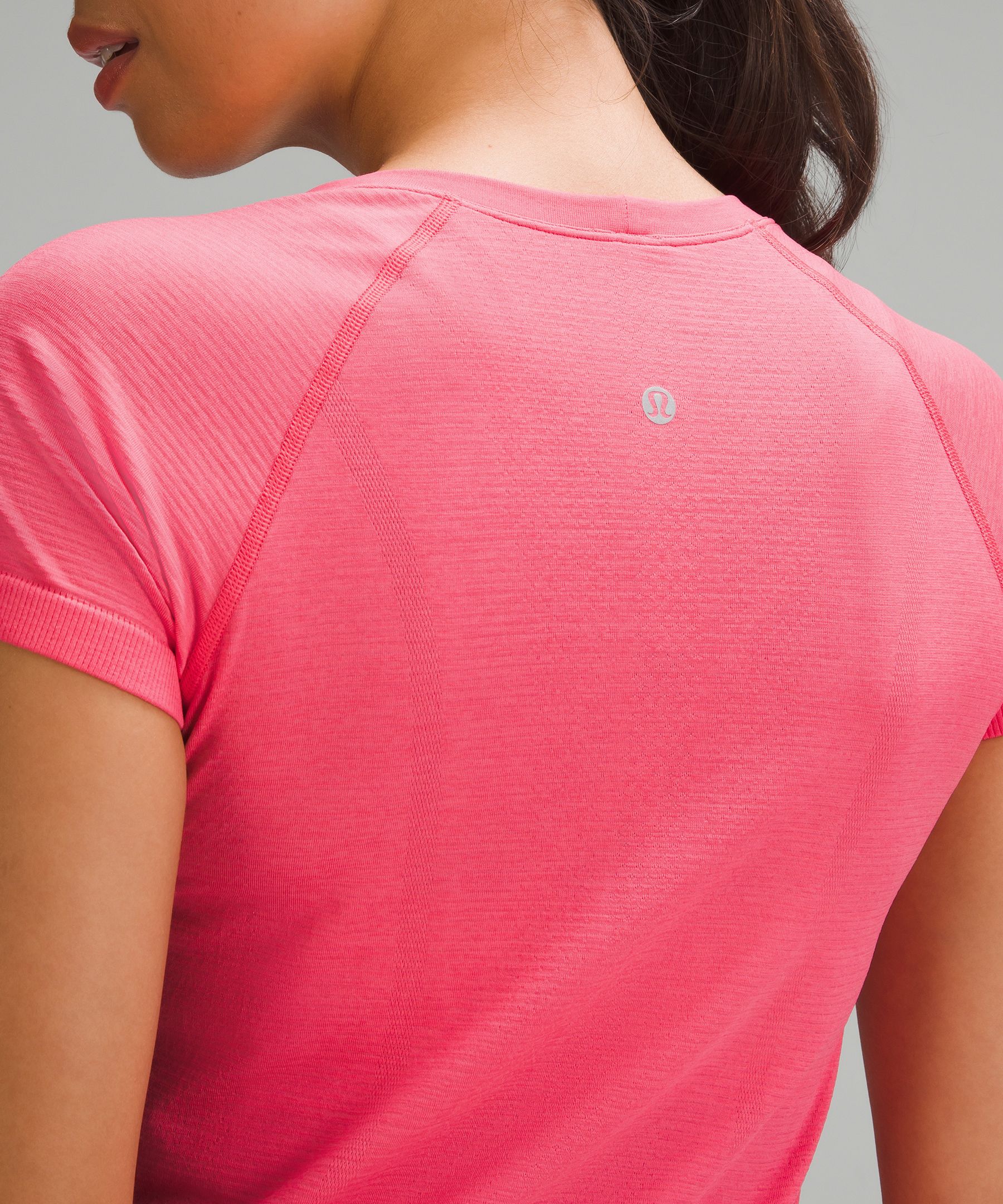 Lululemon Swiftly Tech Short Sleeve Top in Peach — UFO No More