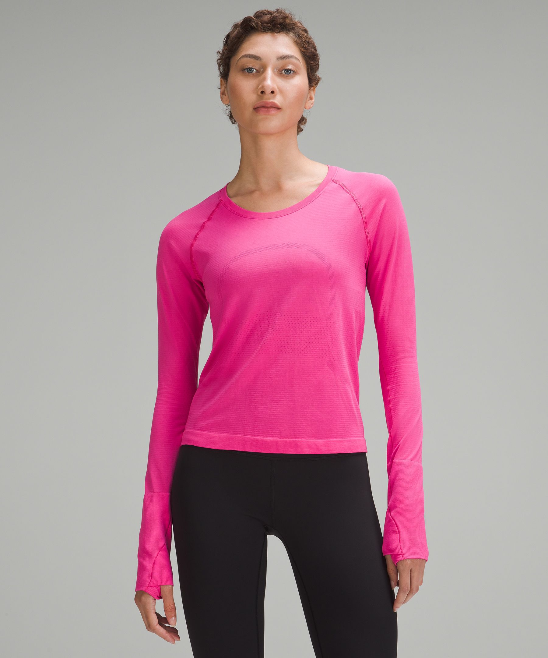 Lululemon athletica Abrasion-Resistant High-Coverage Long-Sleeve Shirt, Women's  Long Sleeve Shirts