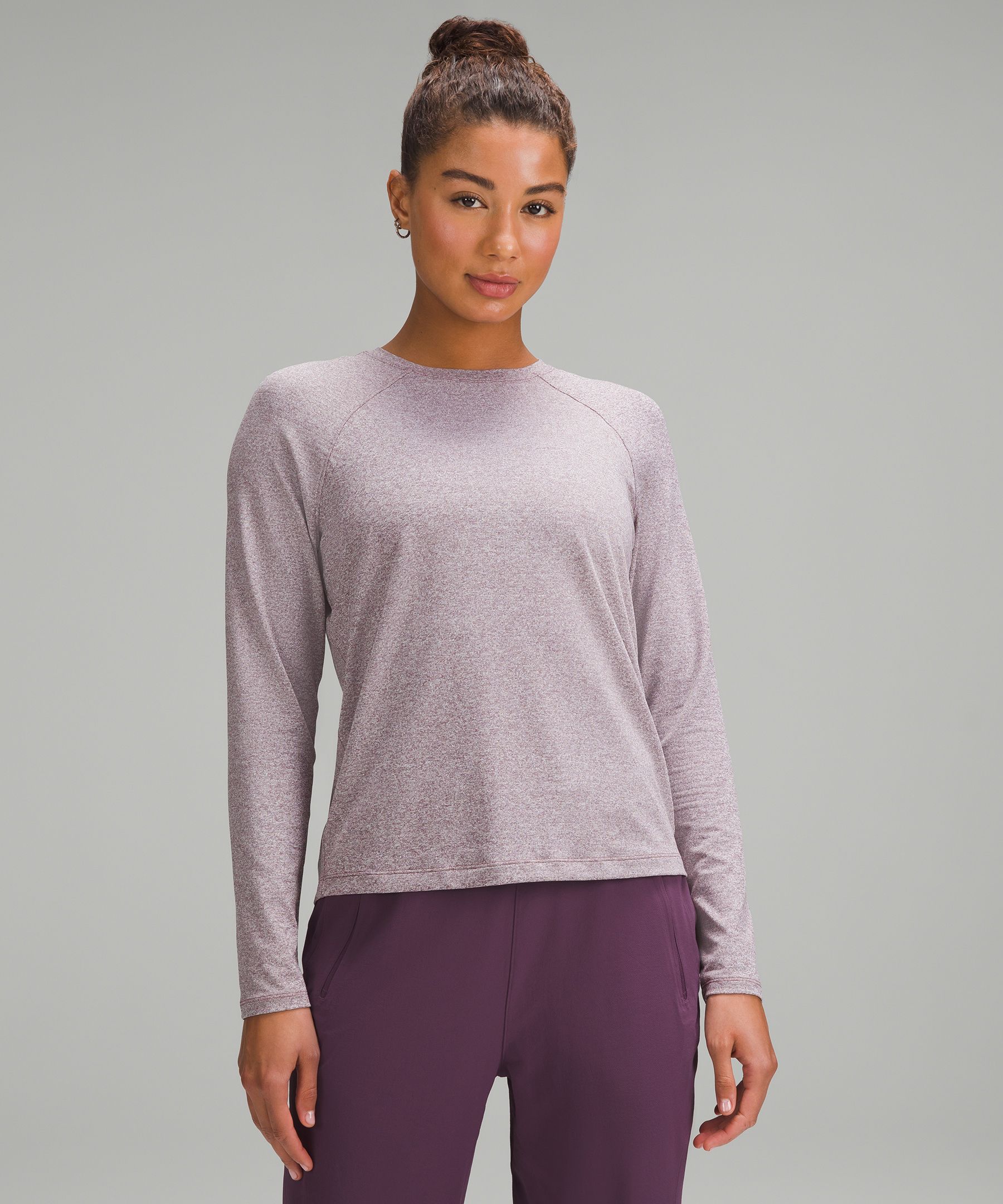 Lululemon Womens Short Sleeve Athletic Shirt Size XS Pink Round Neck  Pullover 