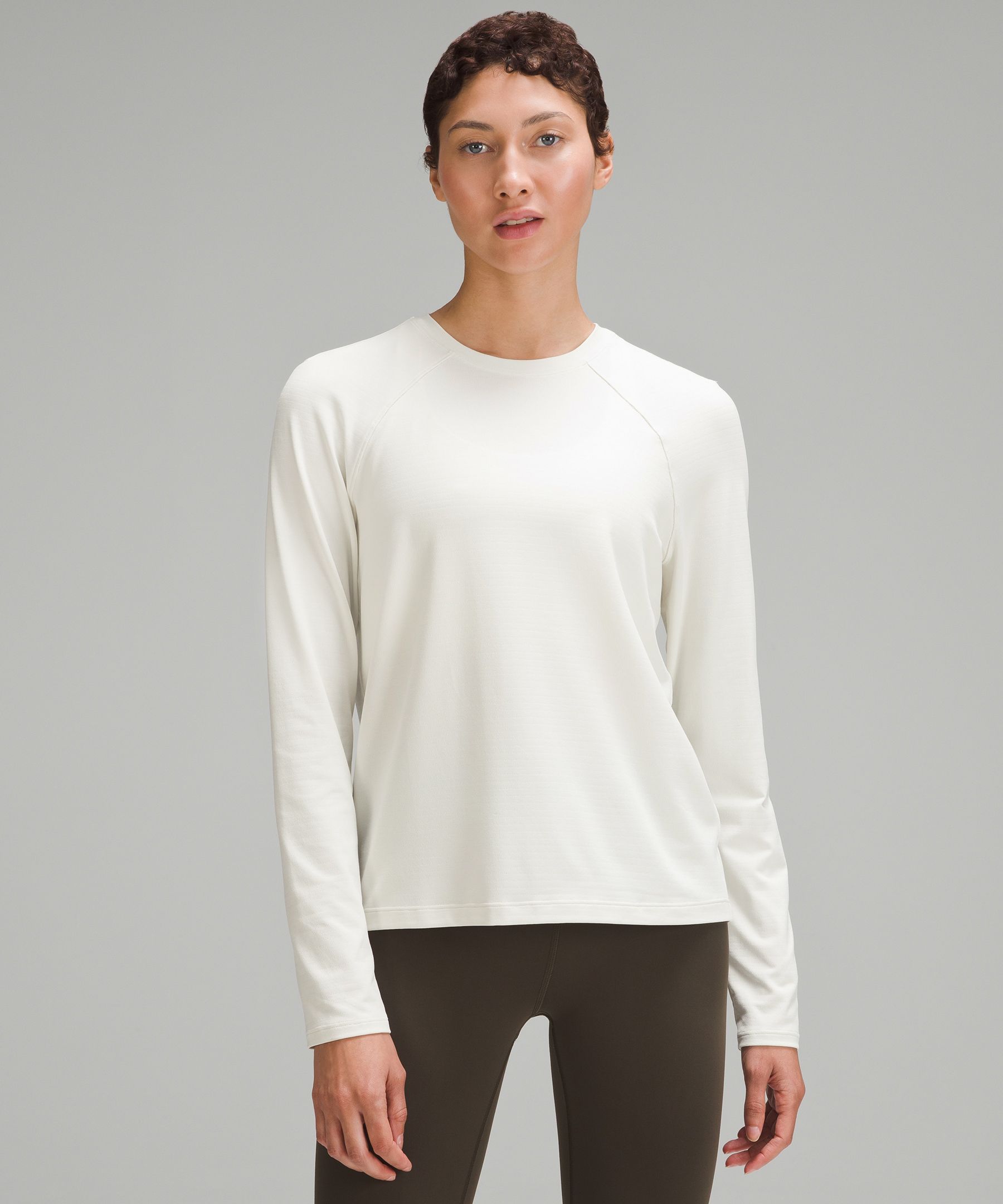 Lululemon Rise And Run Long Sleeve White Lulu Fanatics, 45% OFF