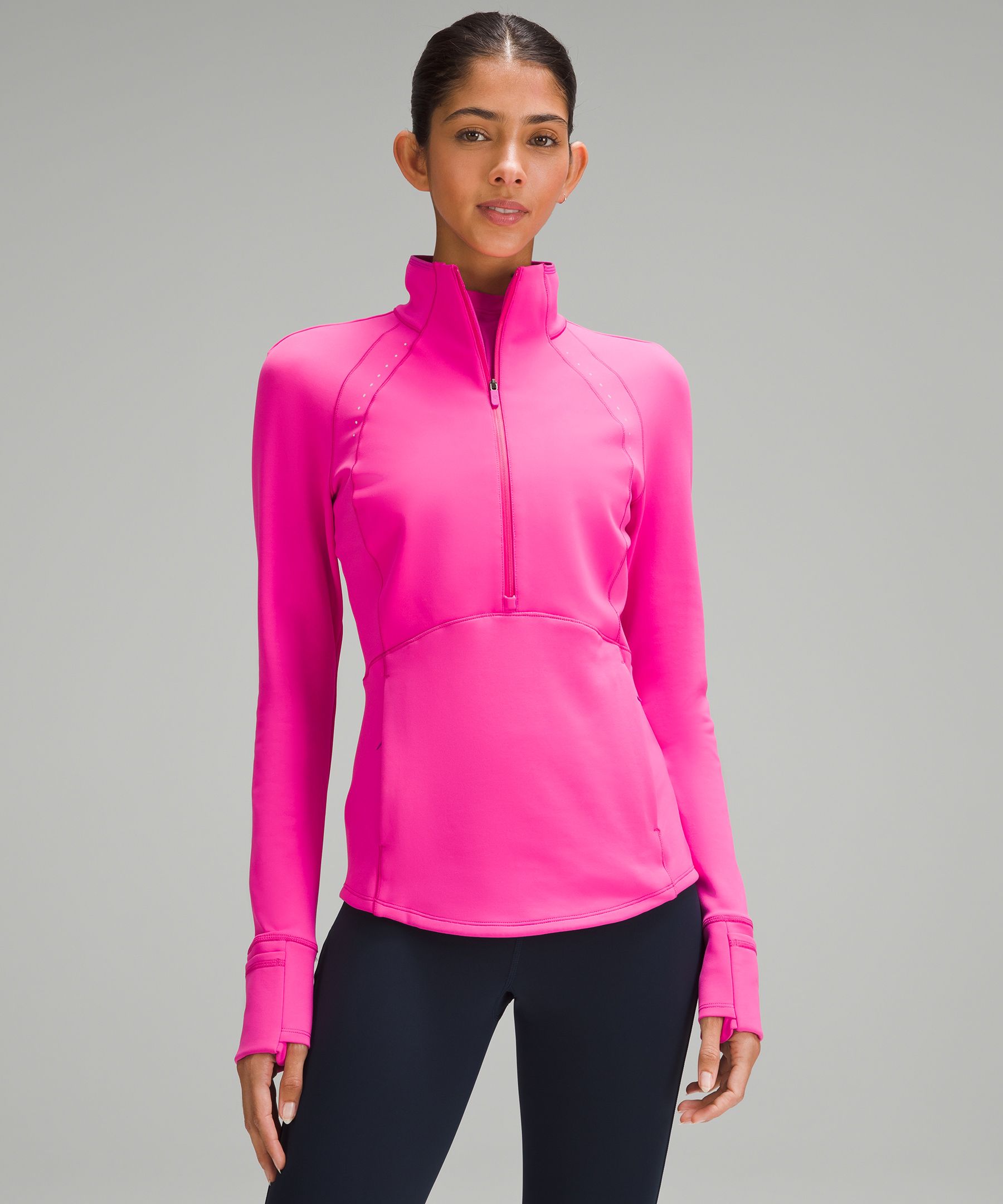 Running best sale half zip