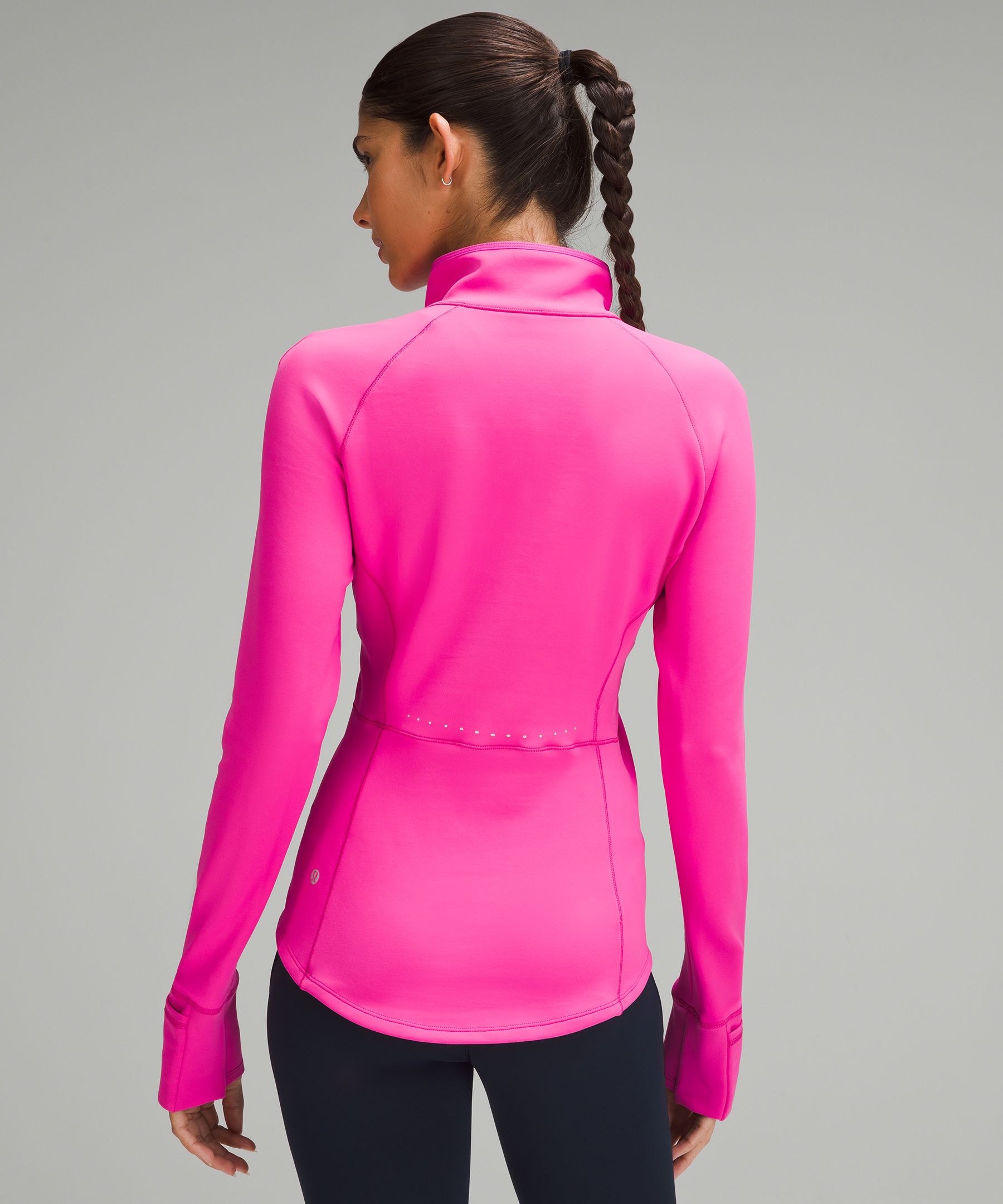 Sudadera con media cremallera para correr en climas fr&iacute;os